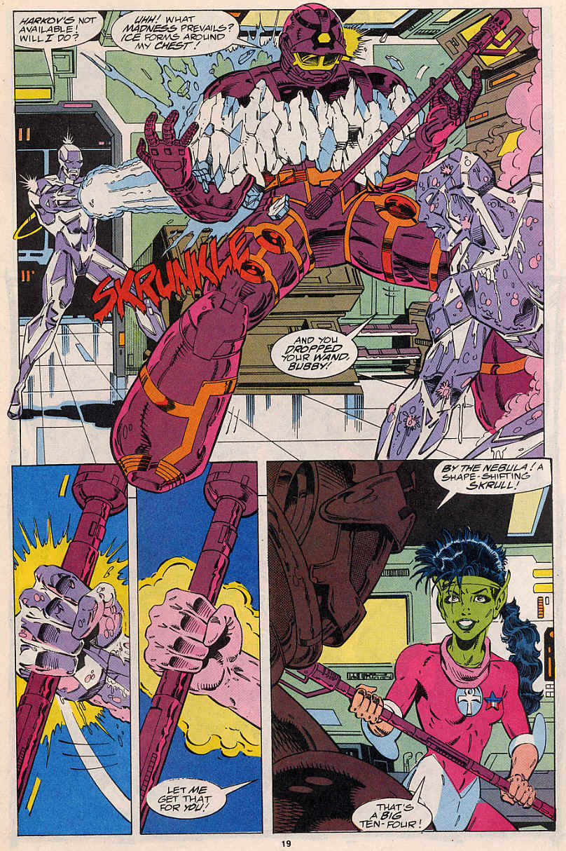 Read online Guardians of the Galaxy (1990) comic -  Issue #35 - 16