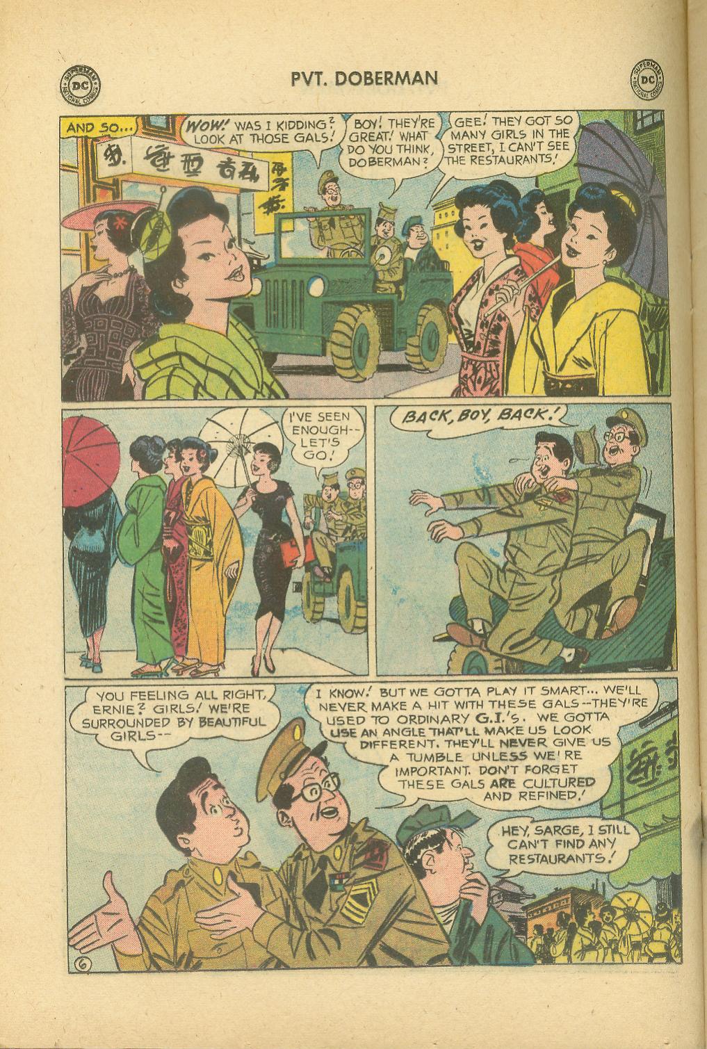 Read online Sgt. Bilko's Pvt. Doberman comic -  Issue #7 - 8