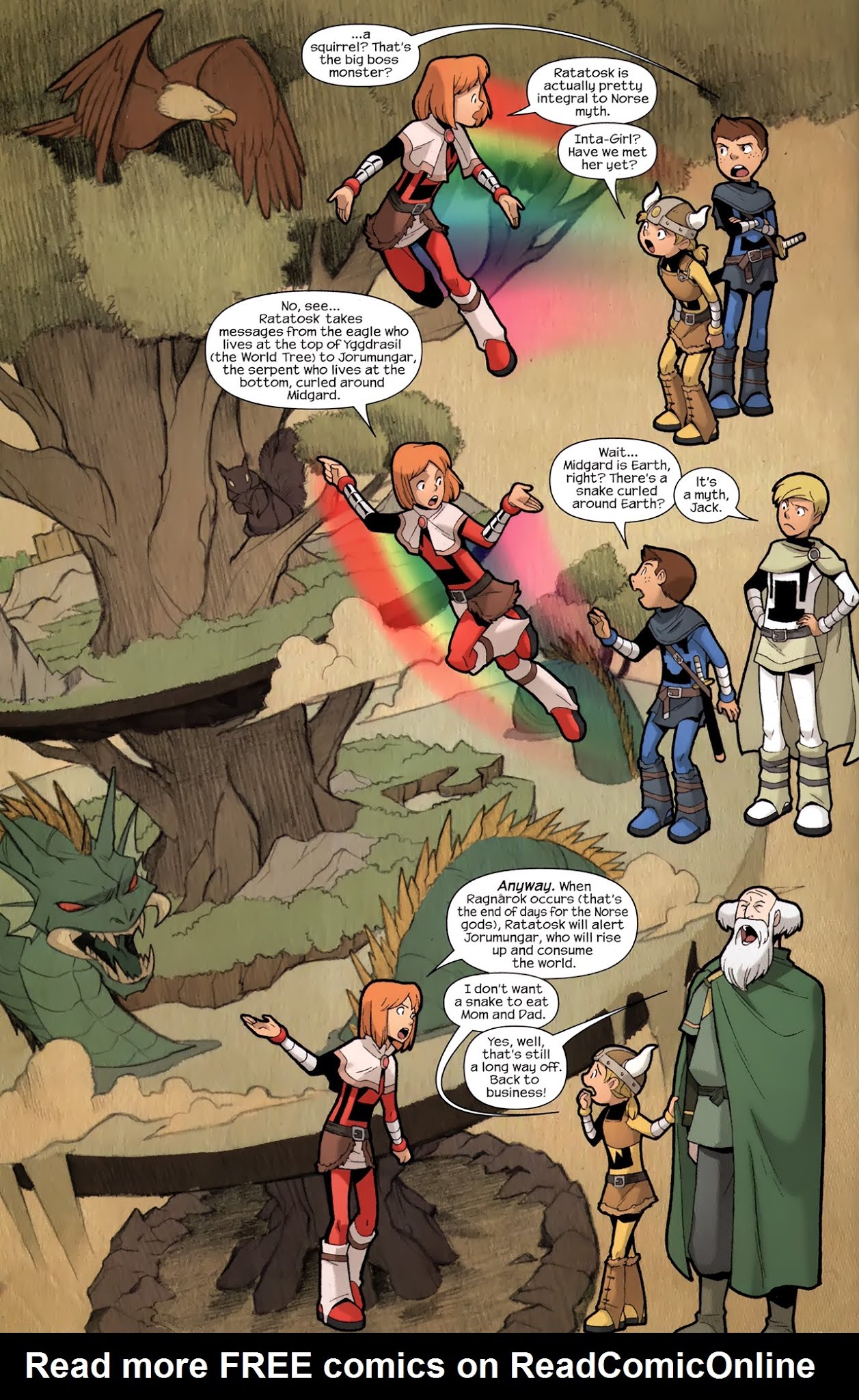 Read online Thor and the Warriors Four comic -  Issue #3 - 9