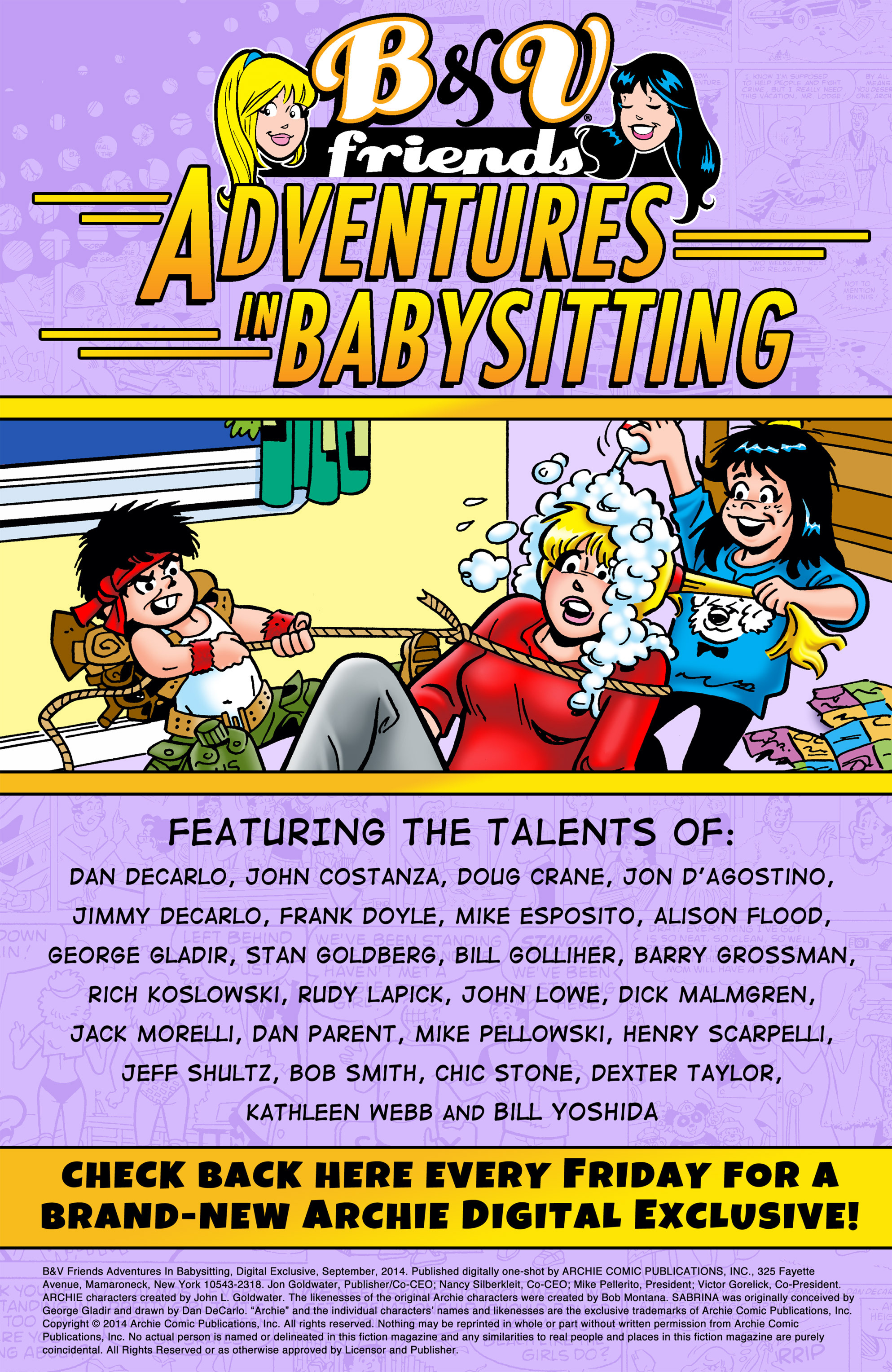 Read online B&V Friends Adventures In Babysitting comic -  Issue # TPB - 2