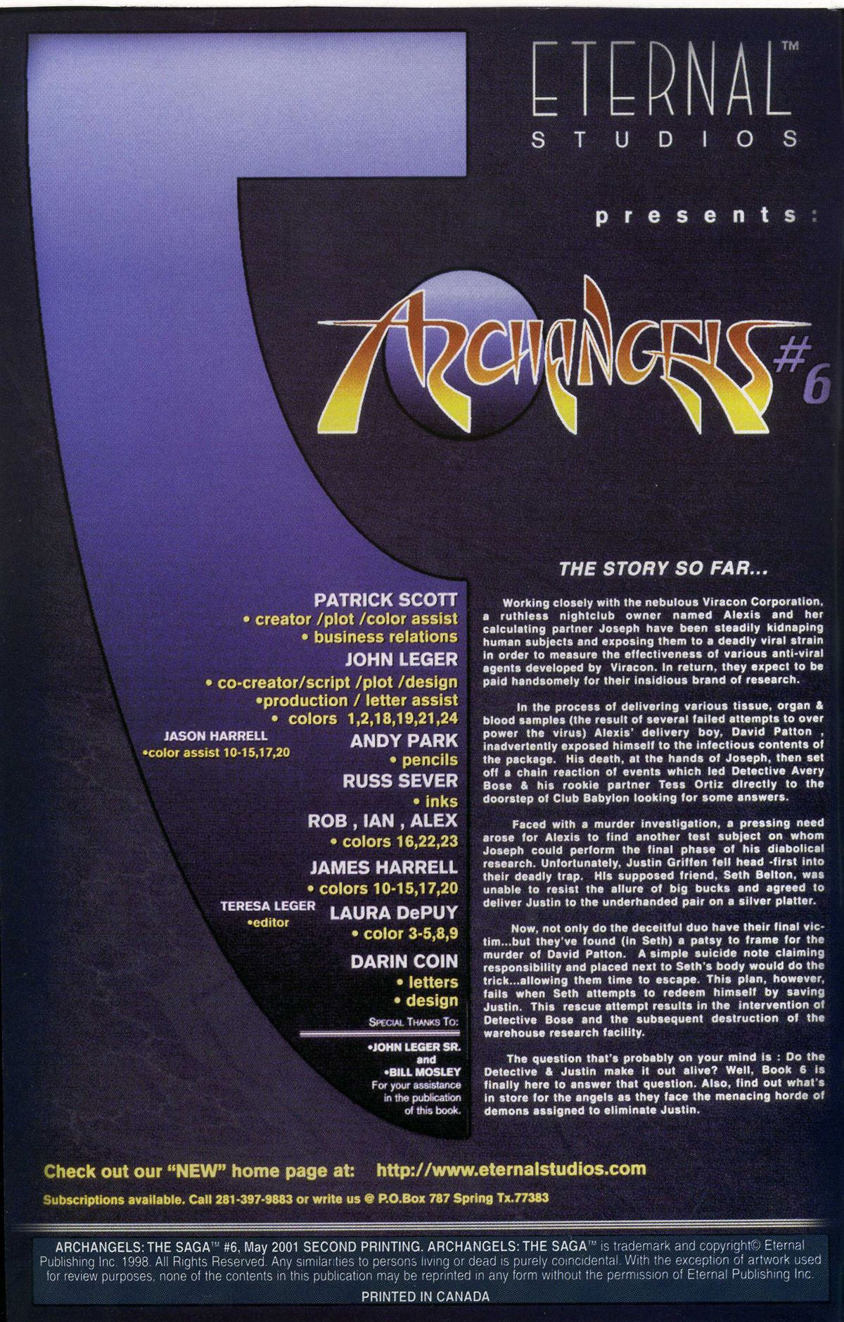 Read online ArchAngels: The Saga comic -  Issue #6 - 3