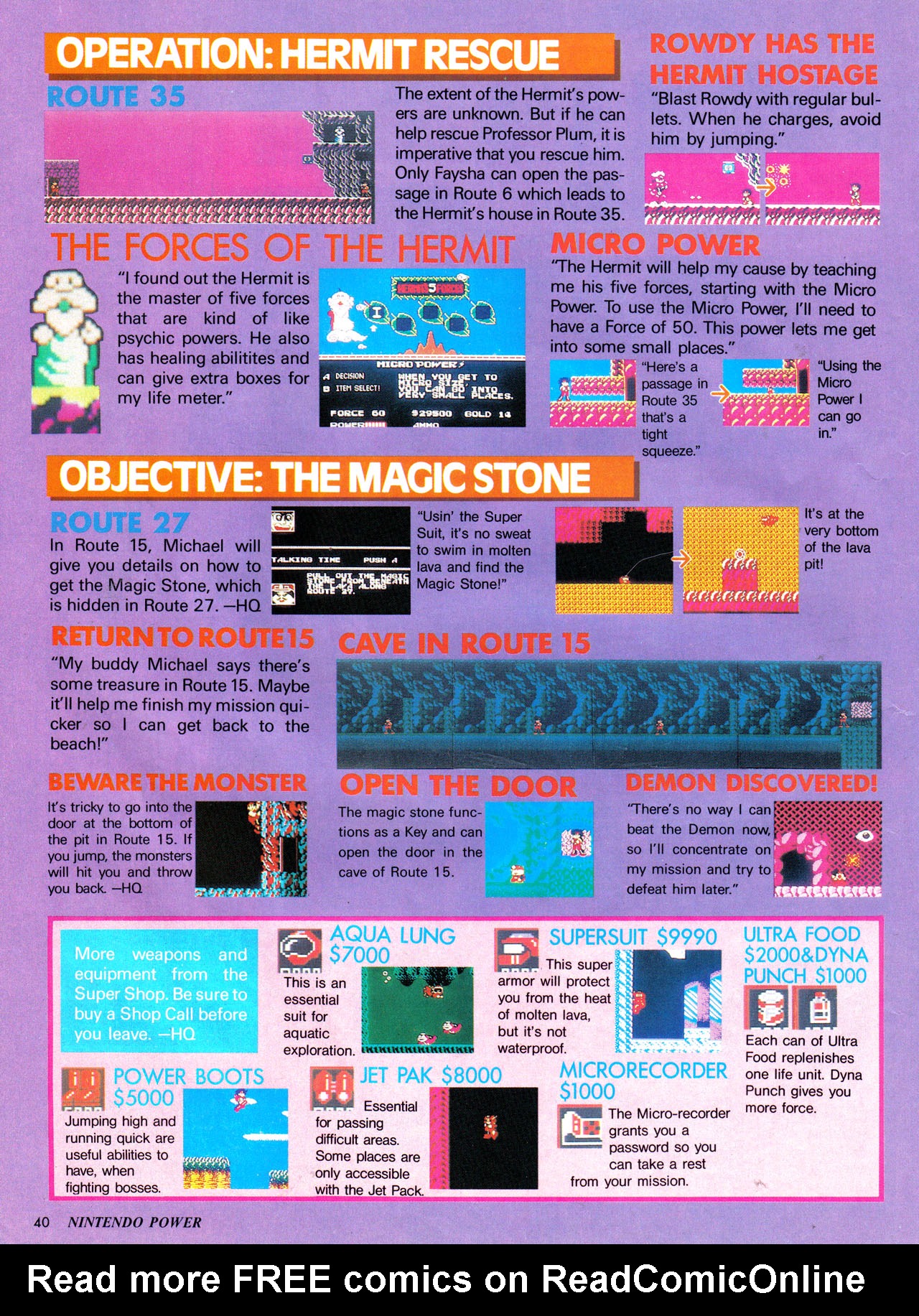 Read online Nintendo Power comic -  Issue #10 - 41