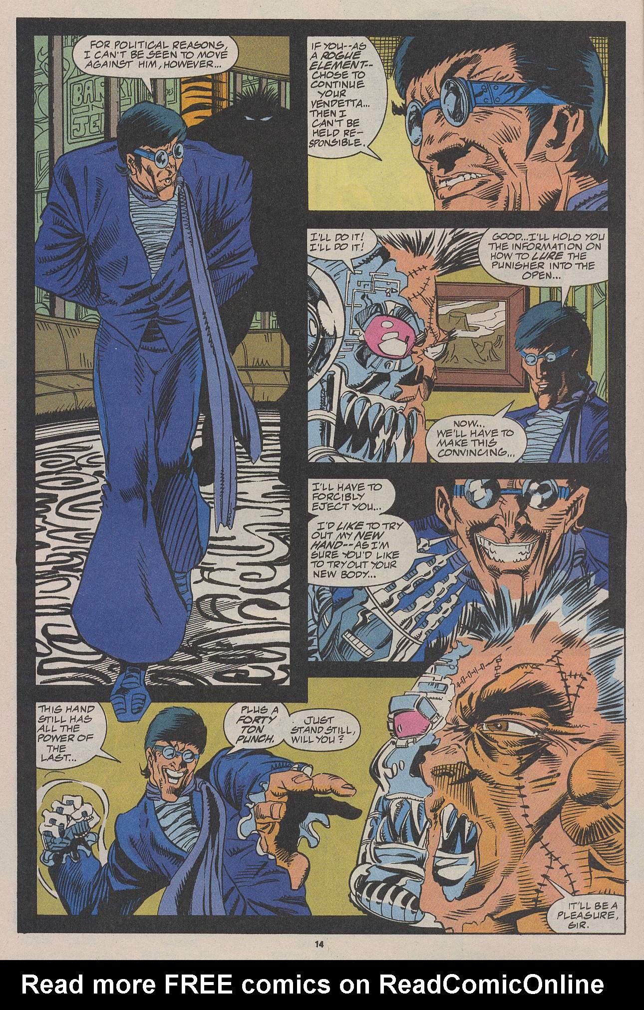 Read online Punisher 2099 comic -  Issue #10 - 13