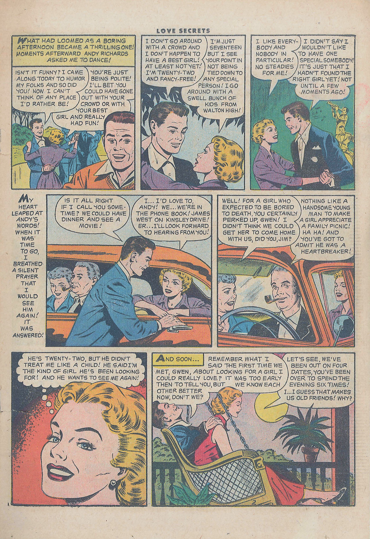 Read online Love Secrets (1953) comic -  Issue #55 - 19