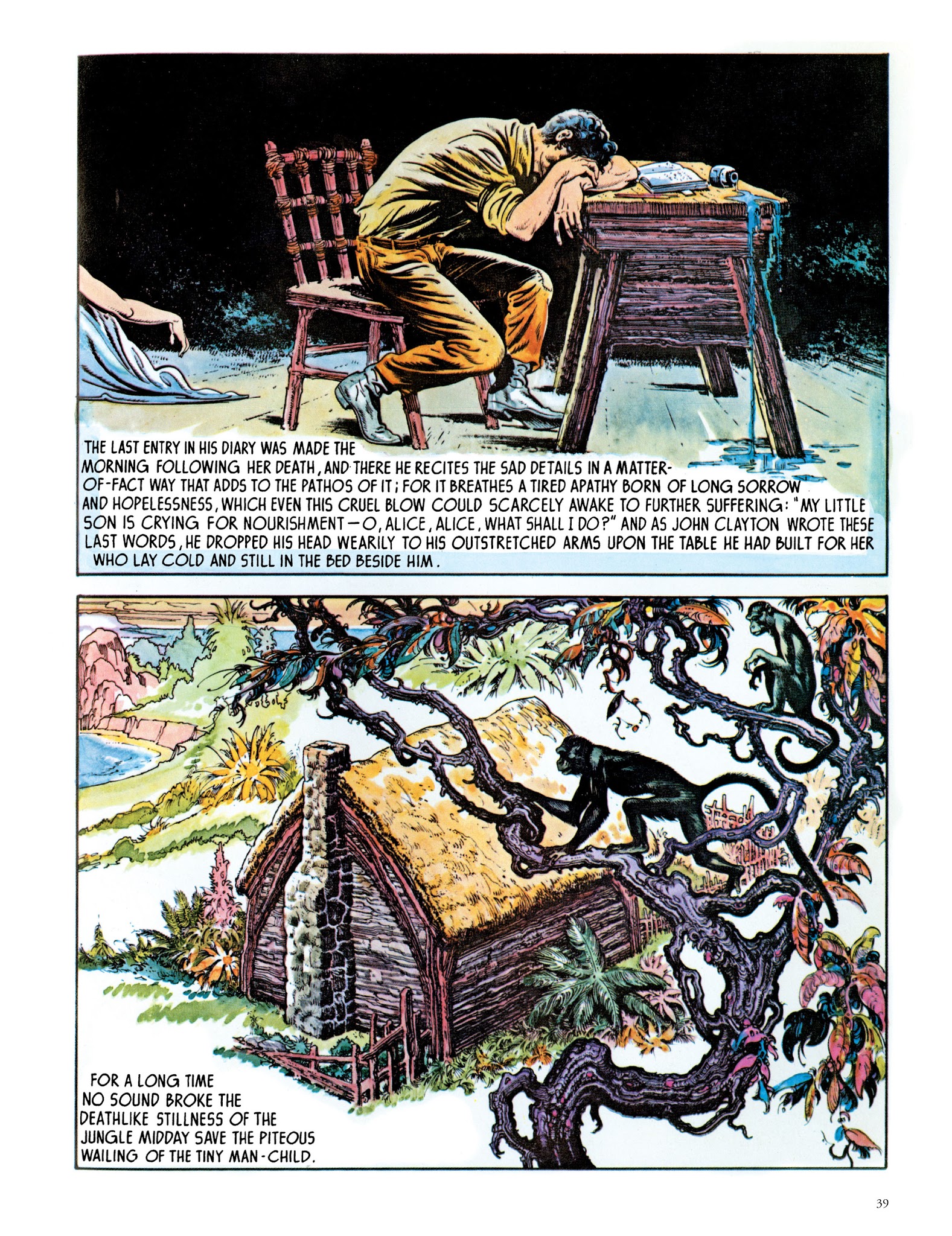 Read online Edgar Rice Burroughs' Tarzan: Burne Hogarth's Lord of the Jungle comic -  Issue # TPB - 41