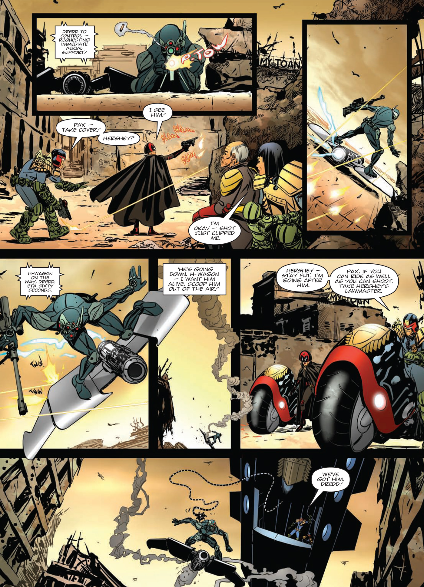 Read online Judge Dredd: Day of Chaos: Fallout comic -  Issue # TPB (Part 2) - 10
