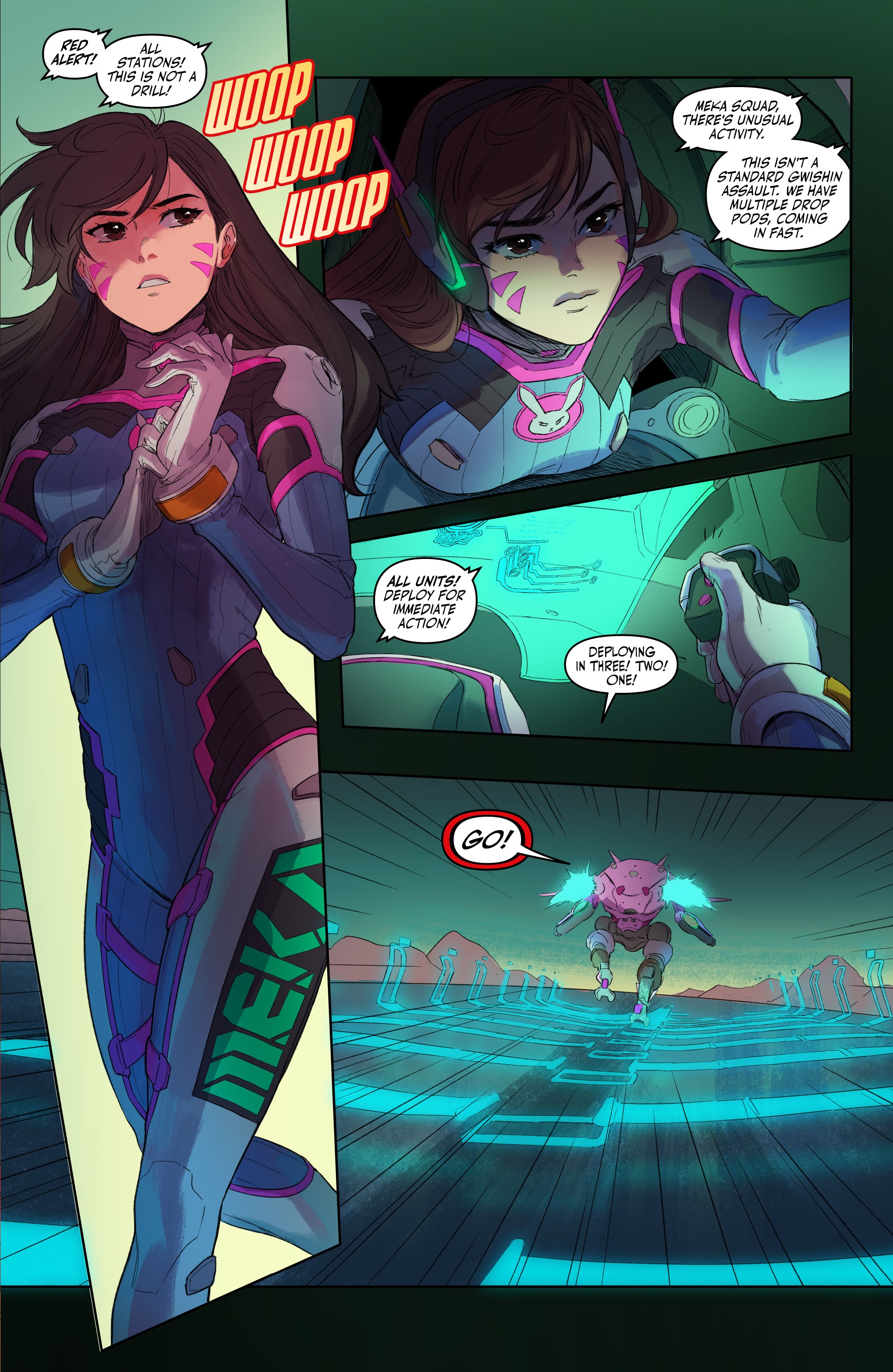 Read online Overwatch: New Blood comic -  Issue #5 - 7