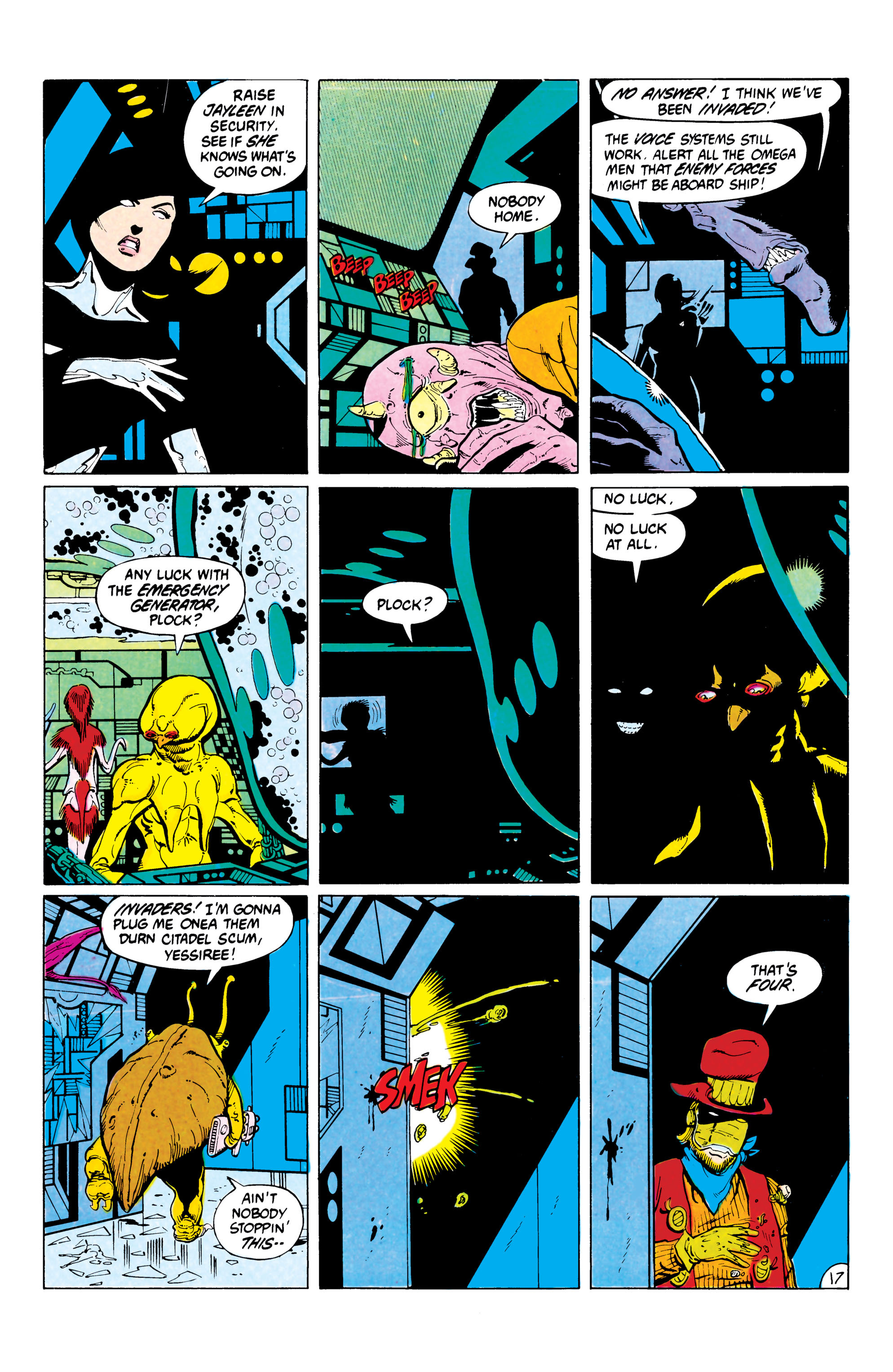Read online The Omega Men (1983) comic -  Issue #3 - 18