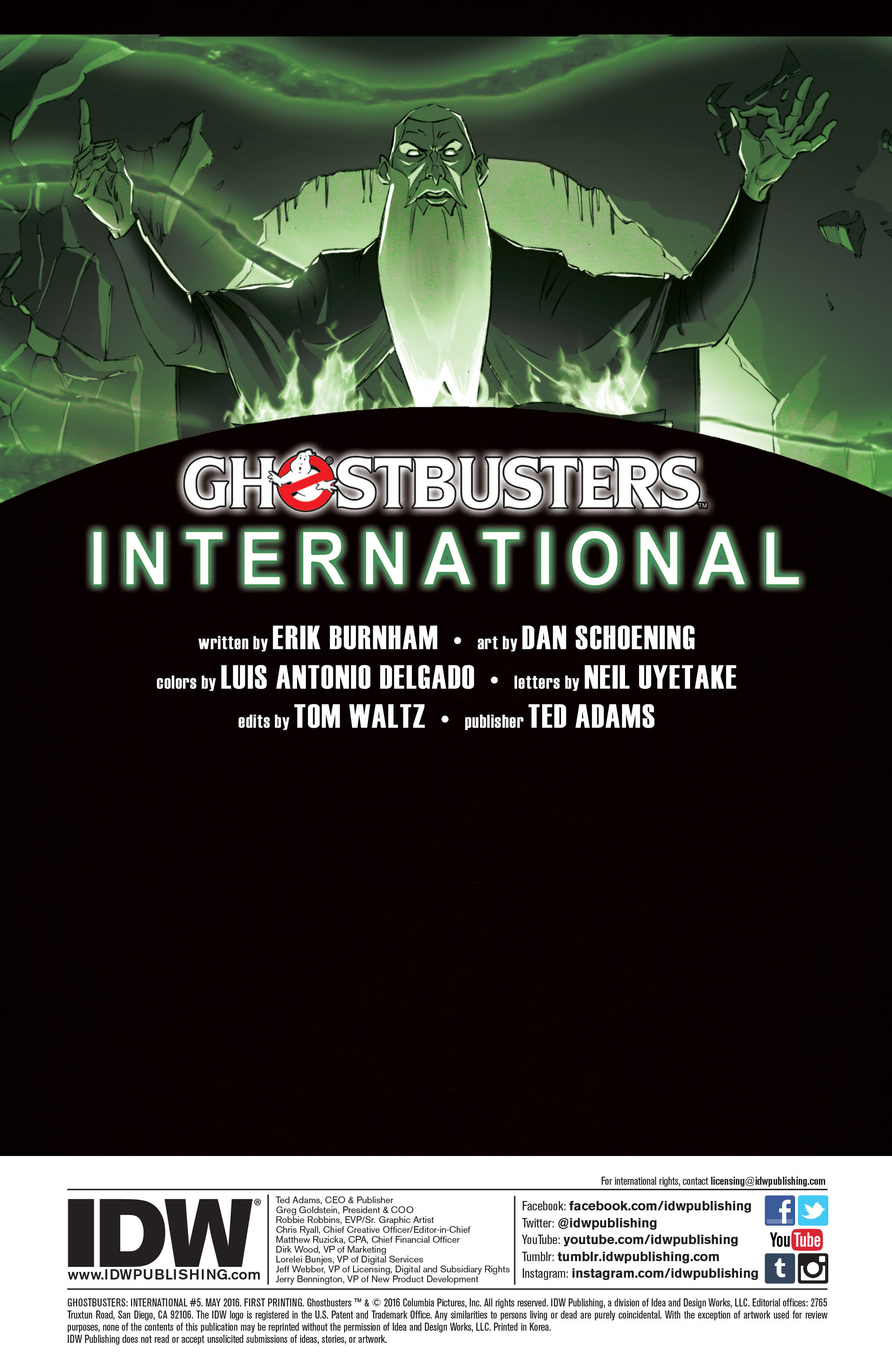 Read online Ghostbusters: International comic -  Issue #5 - 2