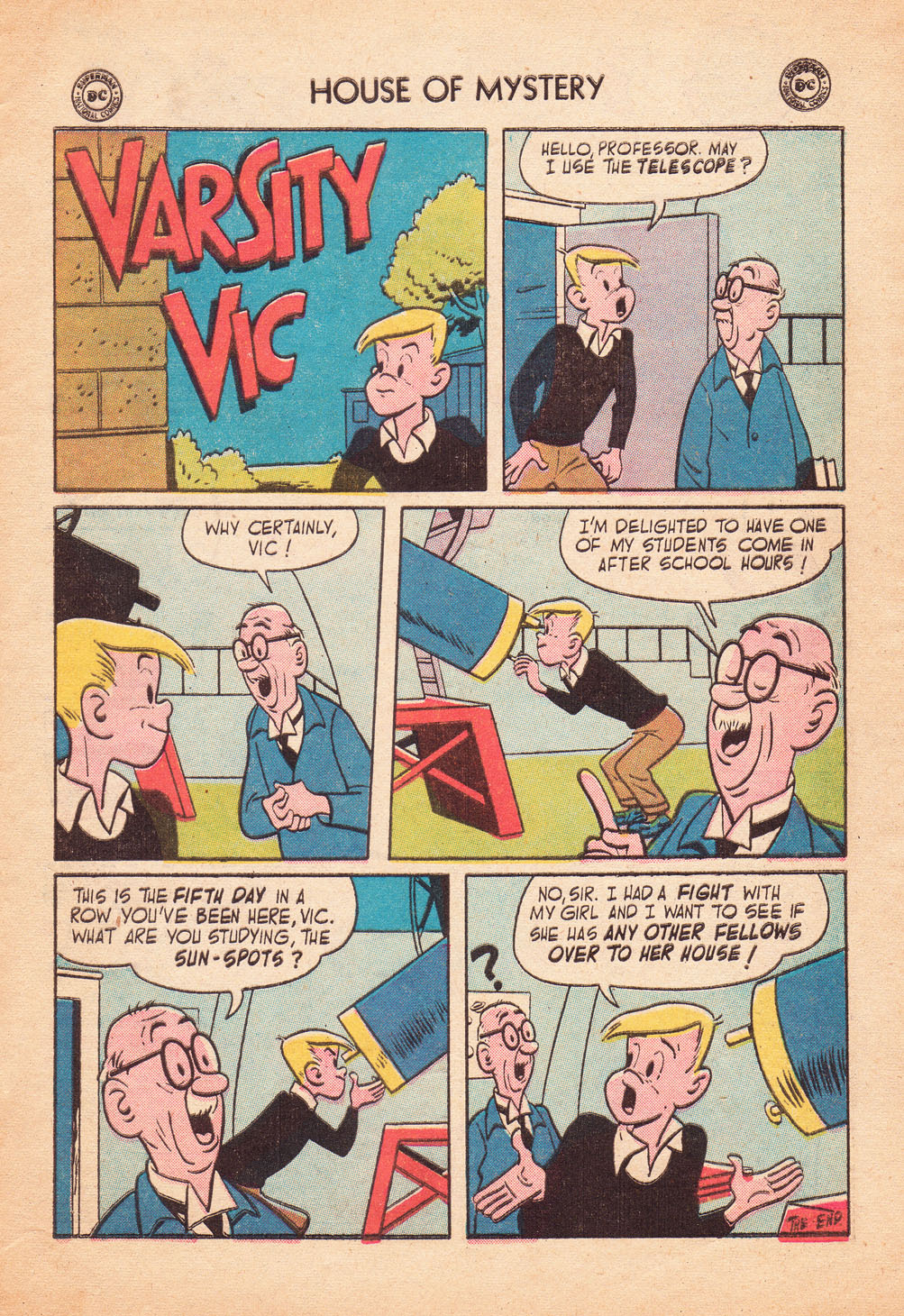 Read online House of Mystery (1951) comic -  Issue #68 - 33