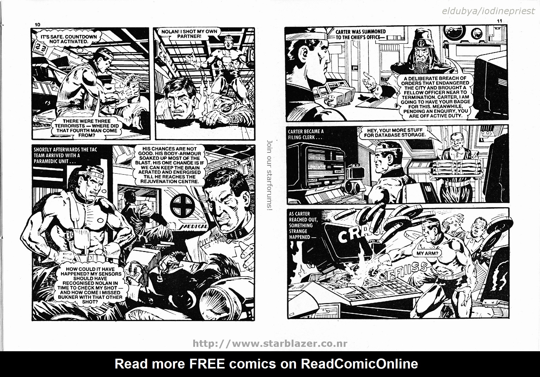 Read online Starblazer comic -  Issue #245 - 7