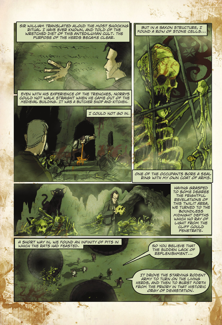Read online The Lovecraft Anthology comic -  Issue # TPB 1 - 100