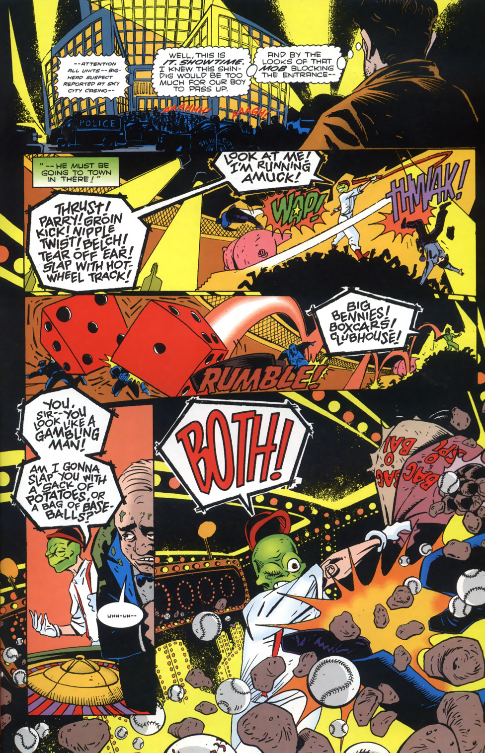Read online The Mask: The Hunt for Green October comic -  Issue #2 - 16