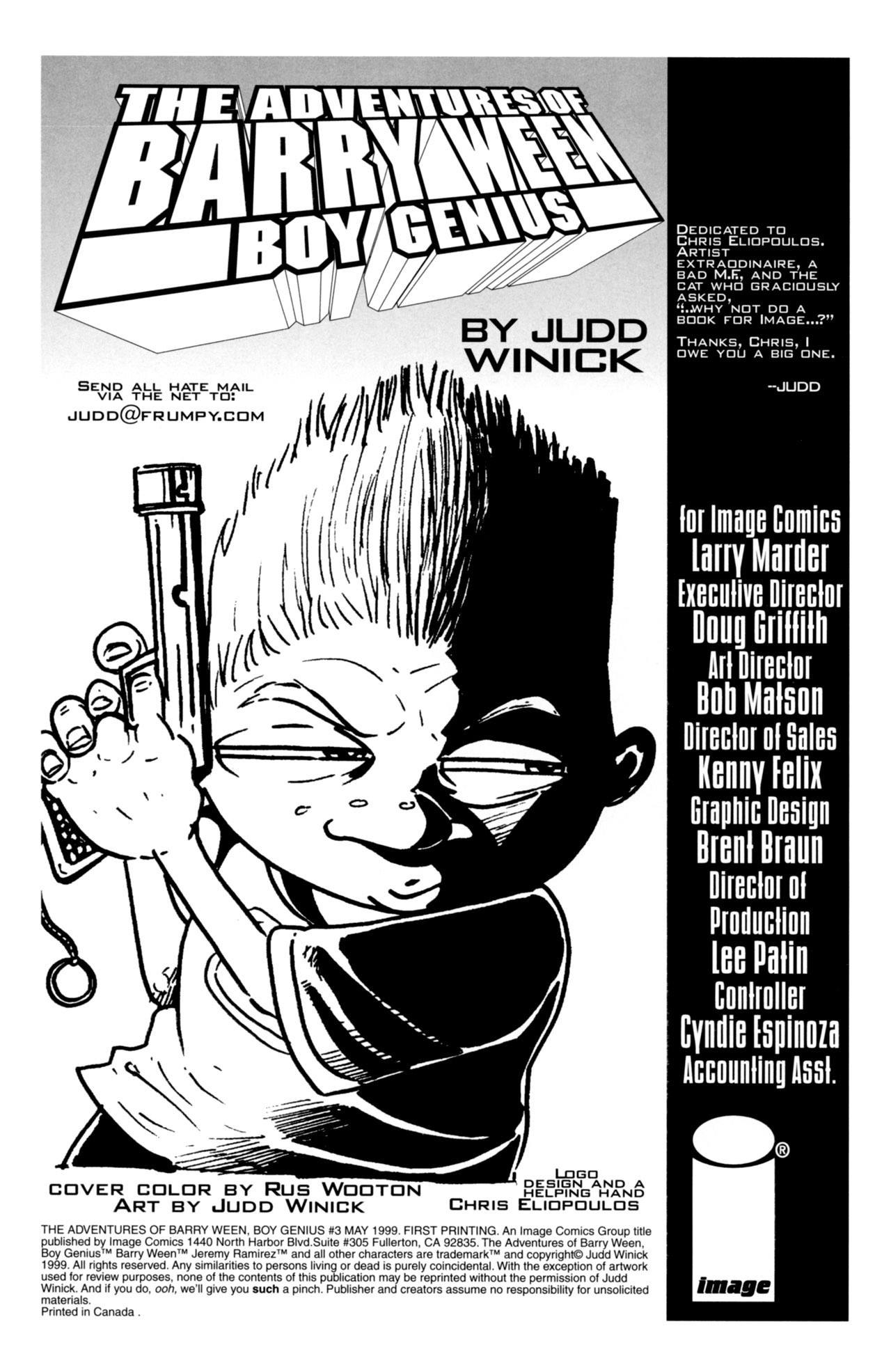 Read online The Adventures of Barry Ween, Boy Genius comic -  Issue #3 - 2
