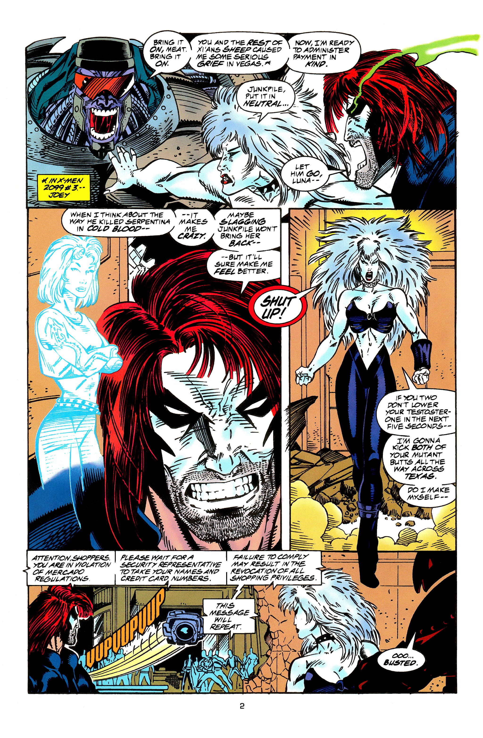 Read online X-Men 2099 comic -  Issue #12 - 3