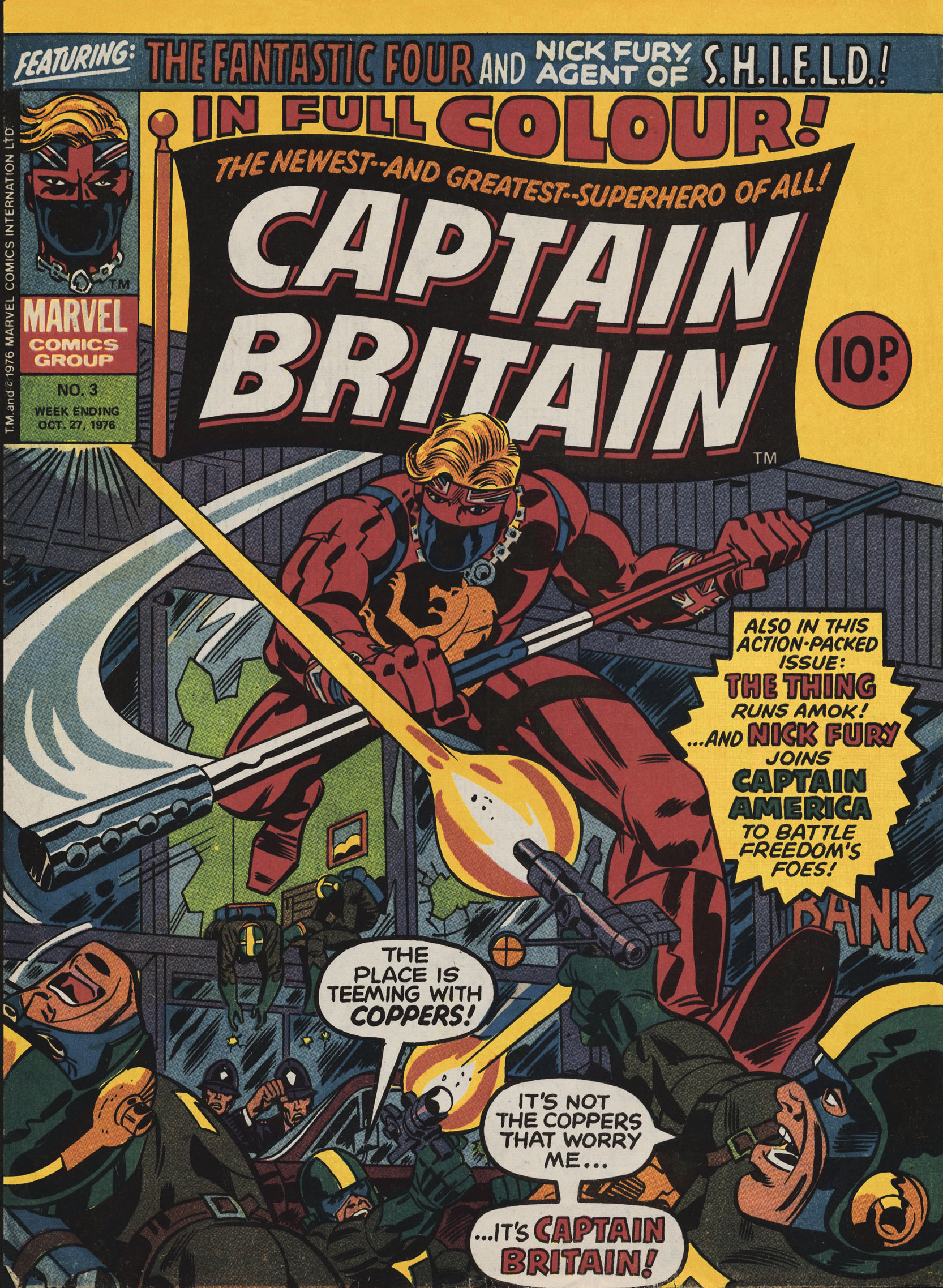 Read online Captain Britain (1976) comic -  Issue #3 - 1