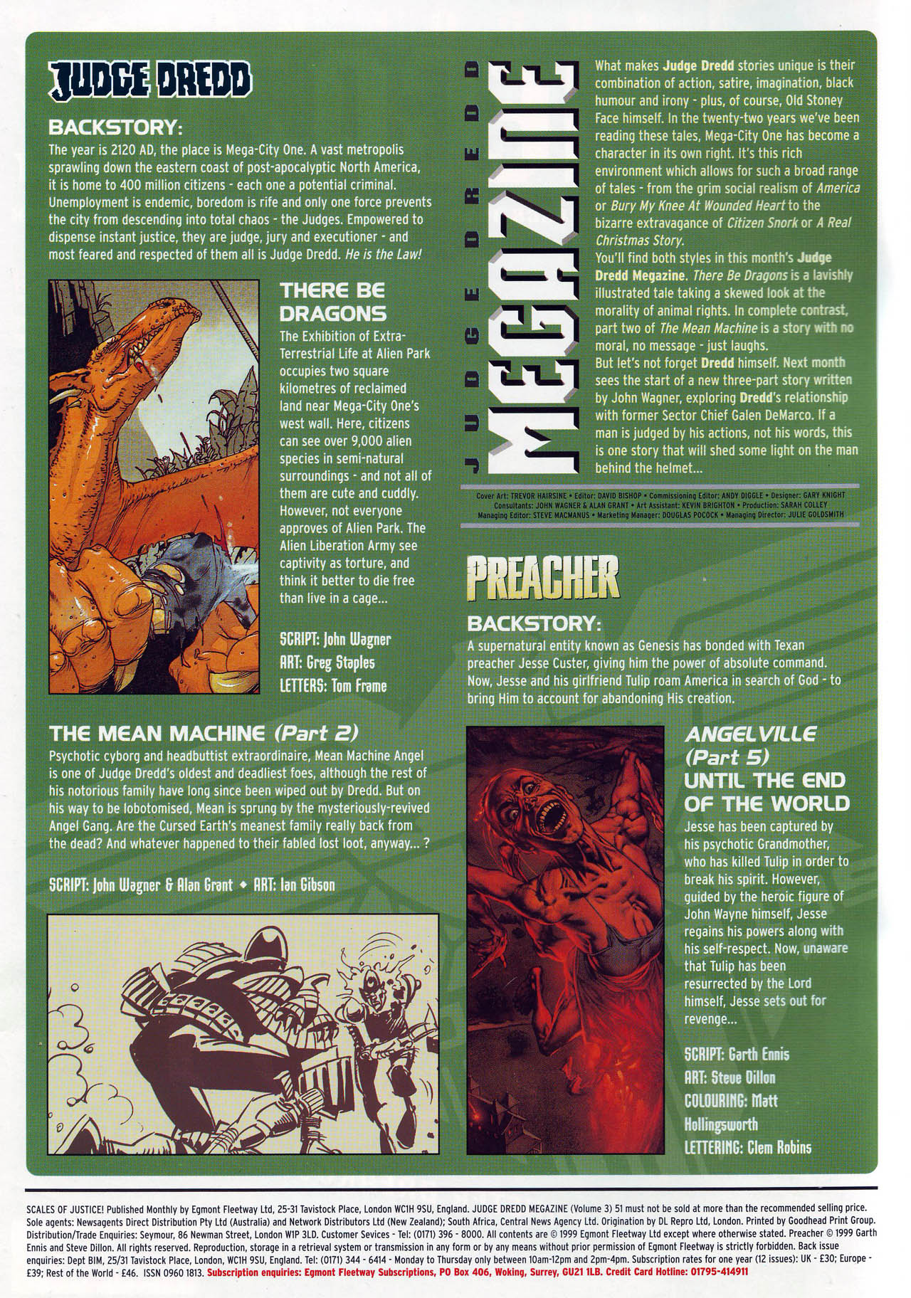Read online Judge Dredd Megazine (vol. 3) comic -  Issue #51 - 2