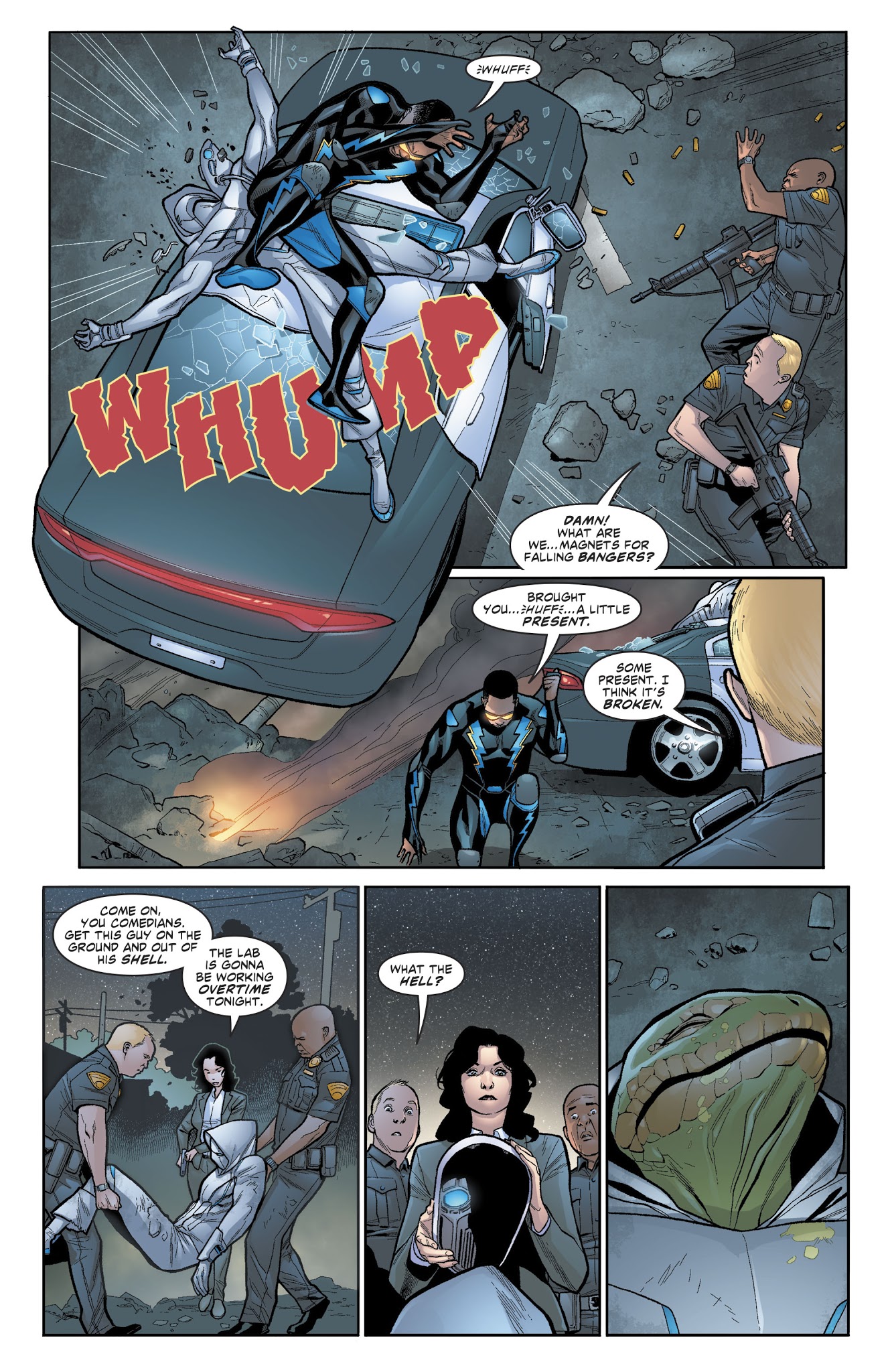 Read online Black Lightning: Cold Dead Hands comic -  Issue #4 - 12