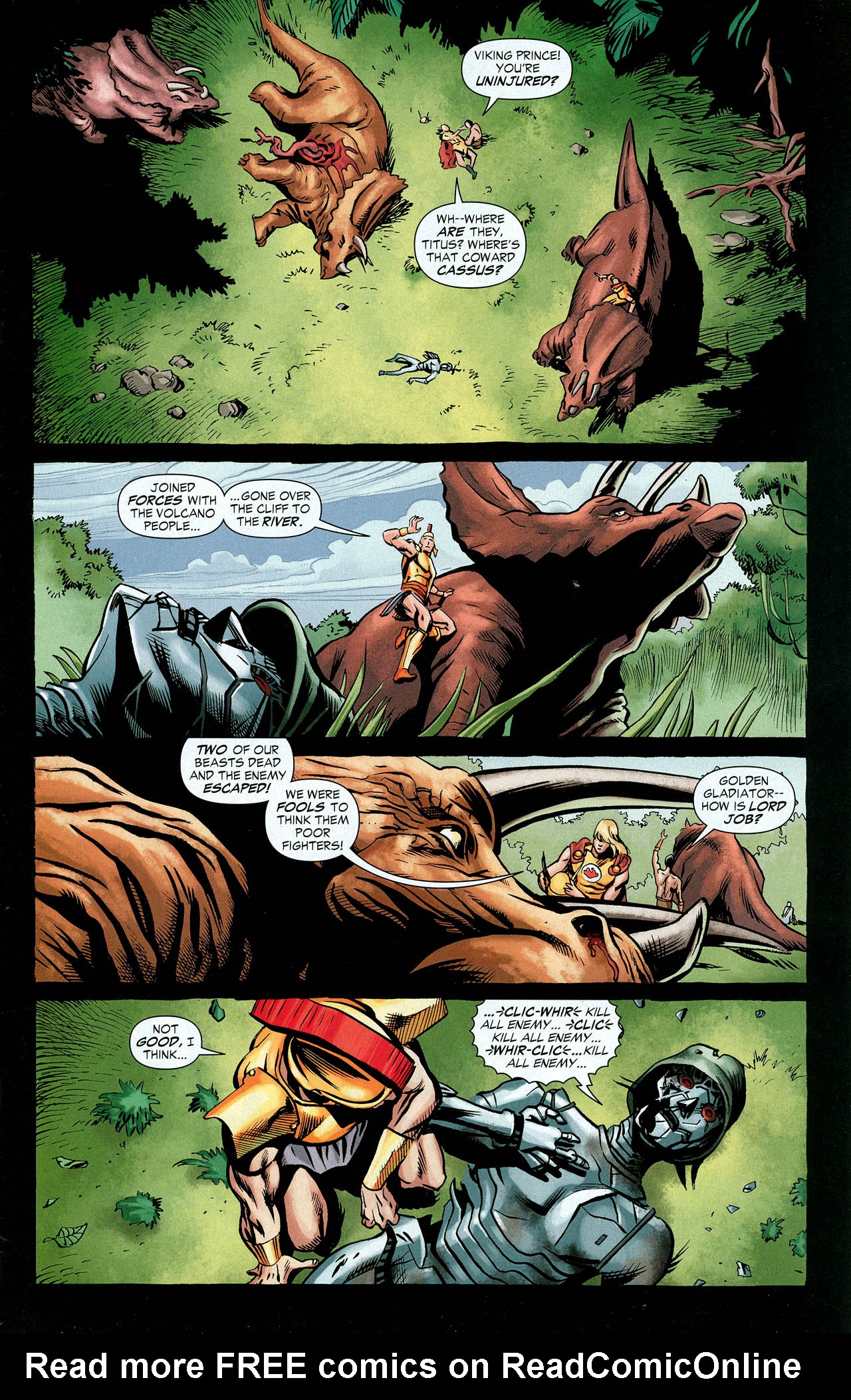 Read online The War That Time Forgot comic -  Issue #4 - 3