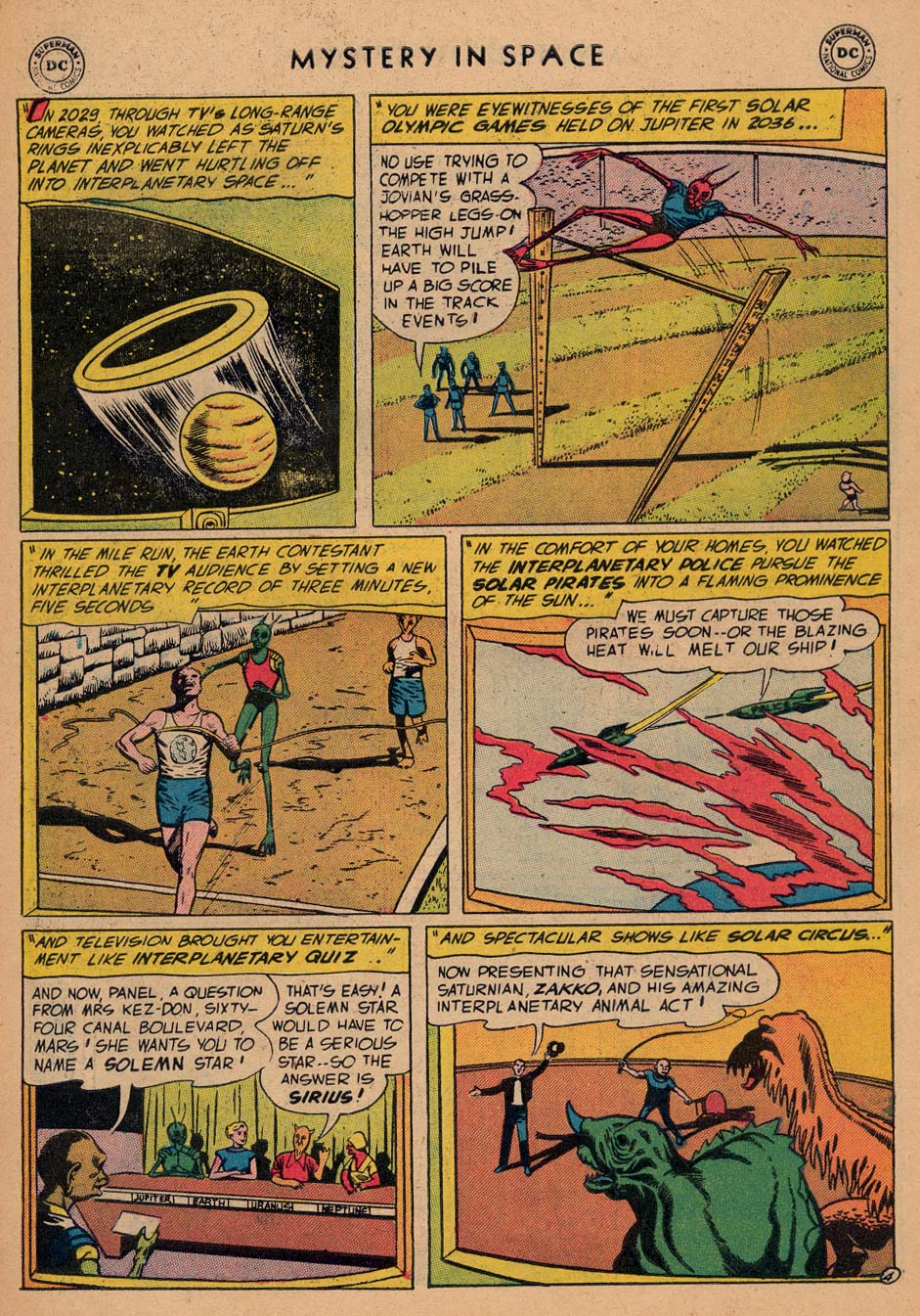 Read online Mystery in Space (1951) comic -  Issue #28 - 31