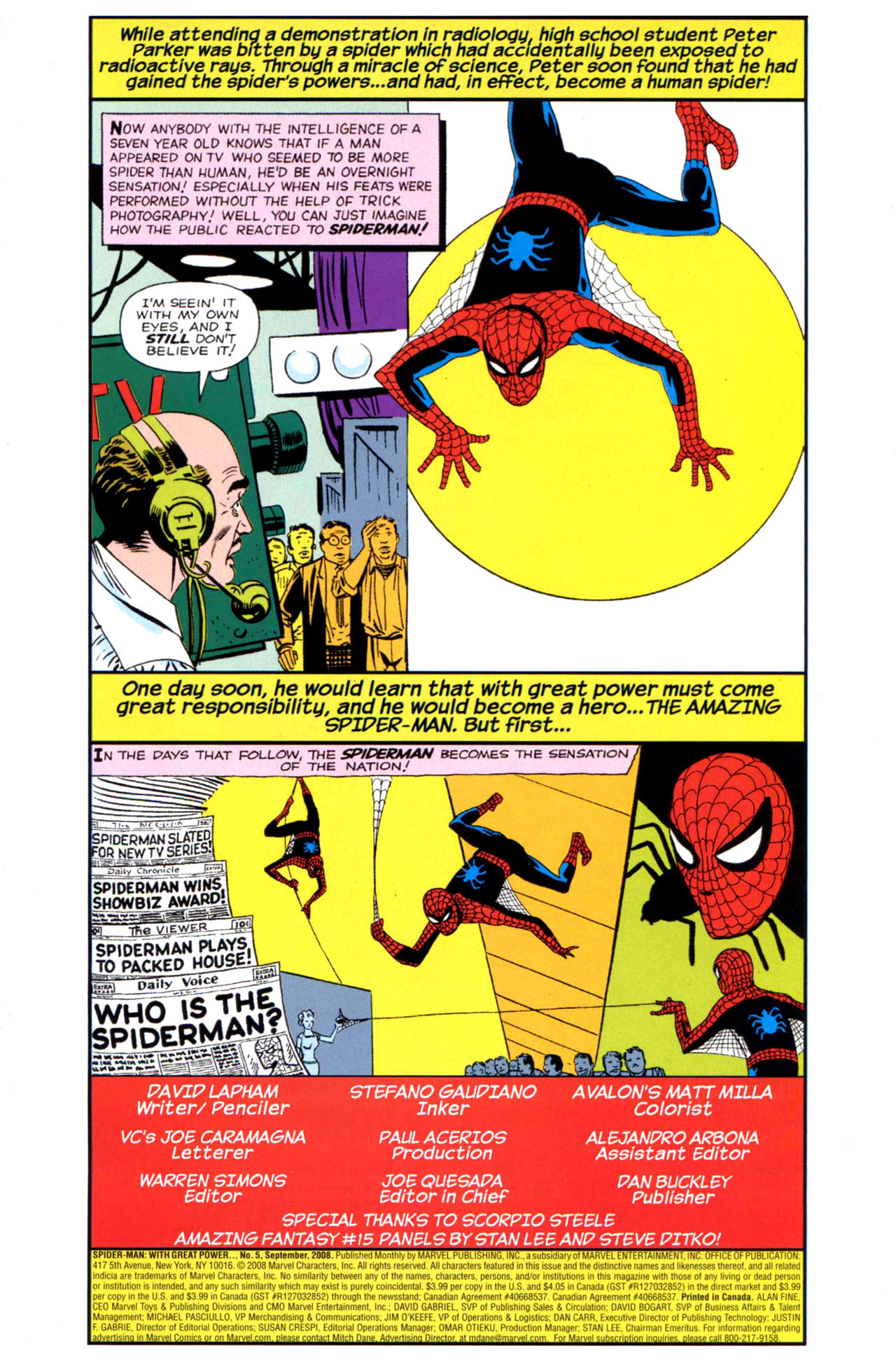 Read online Spider-Man: With Great Power... comic -  Issue #5 - 2