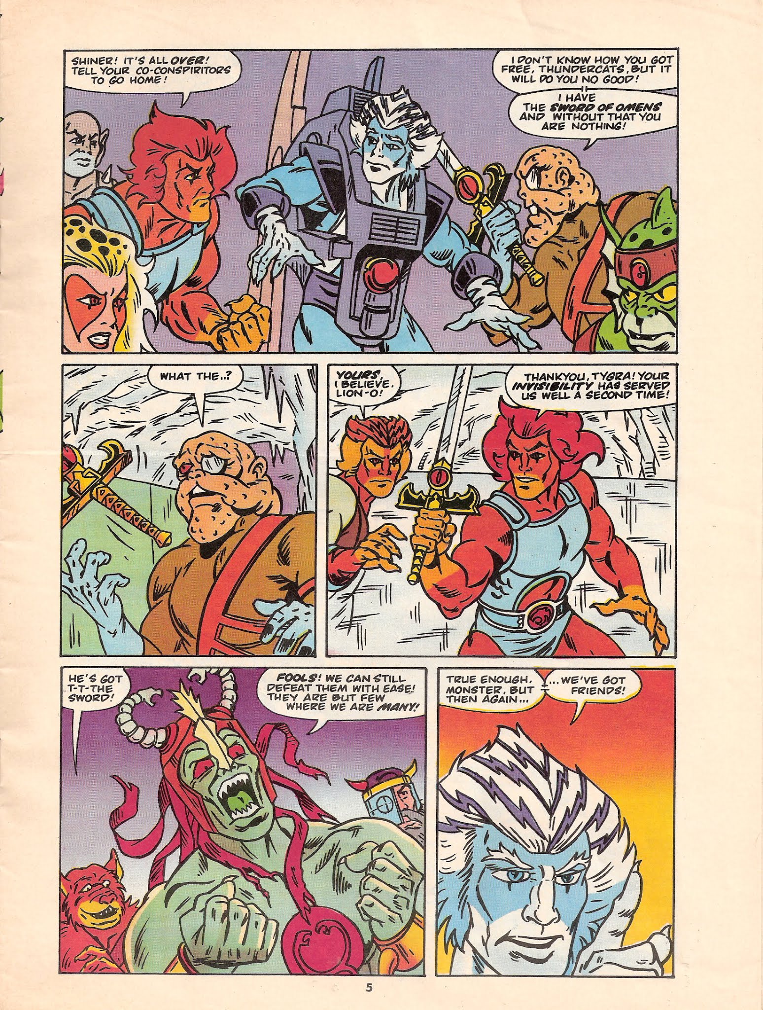 Read online ThunderCats (1987) comic -  Issue #98 - 5