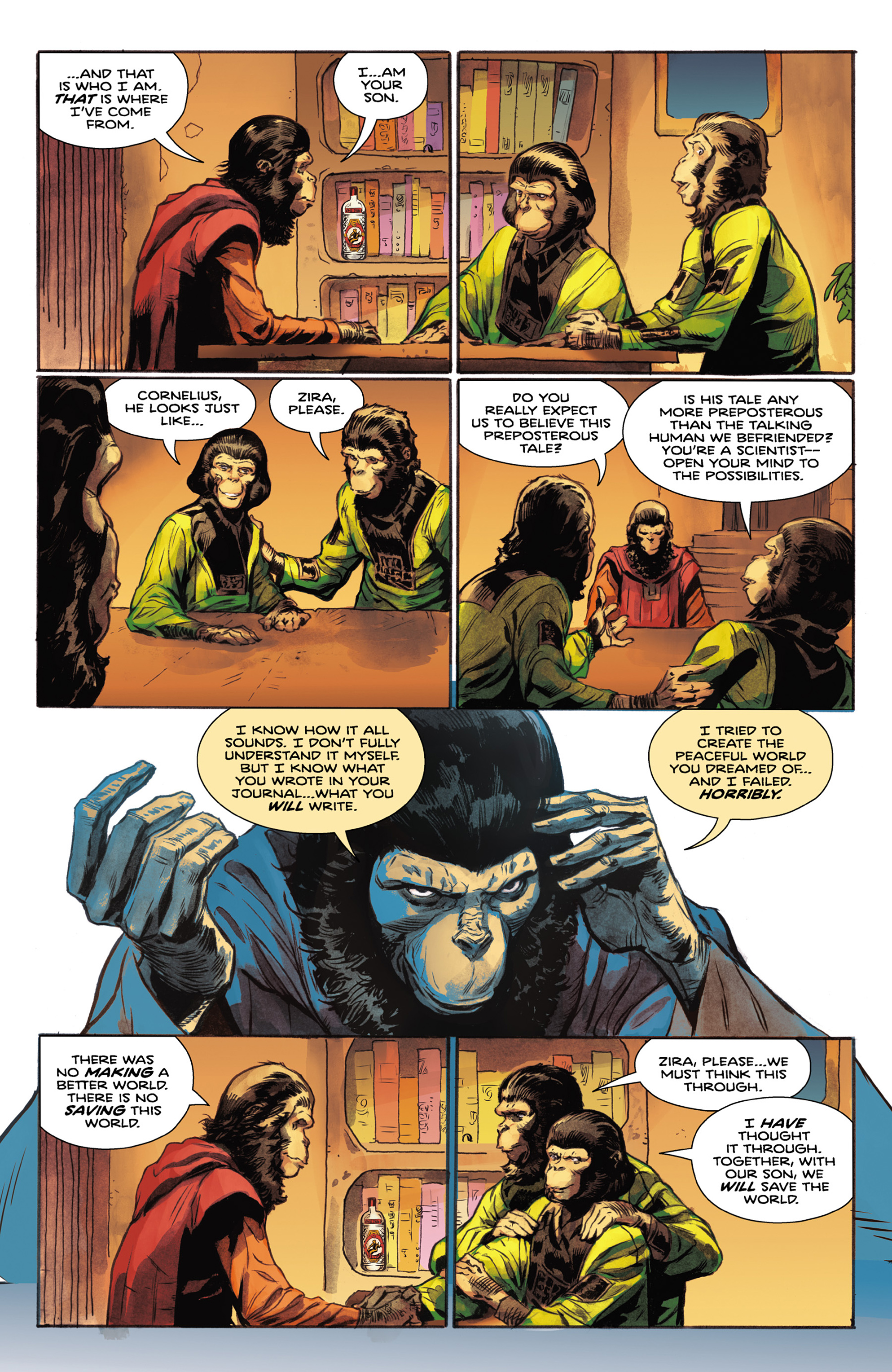 Read online Tarzan On the Planet of the Apes comic -  Issue #4 - 19