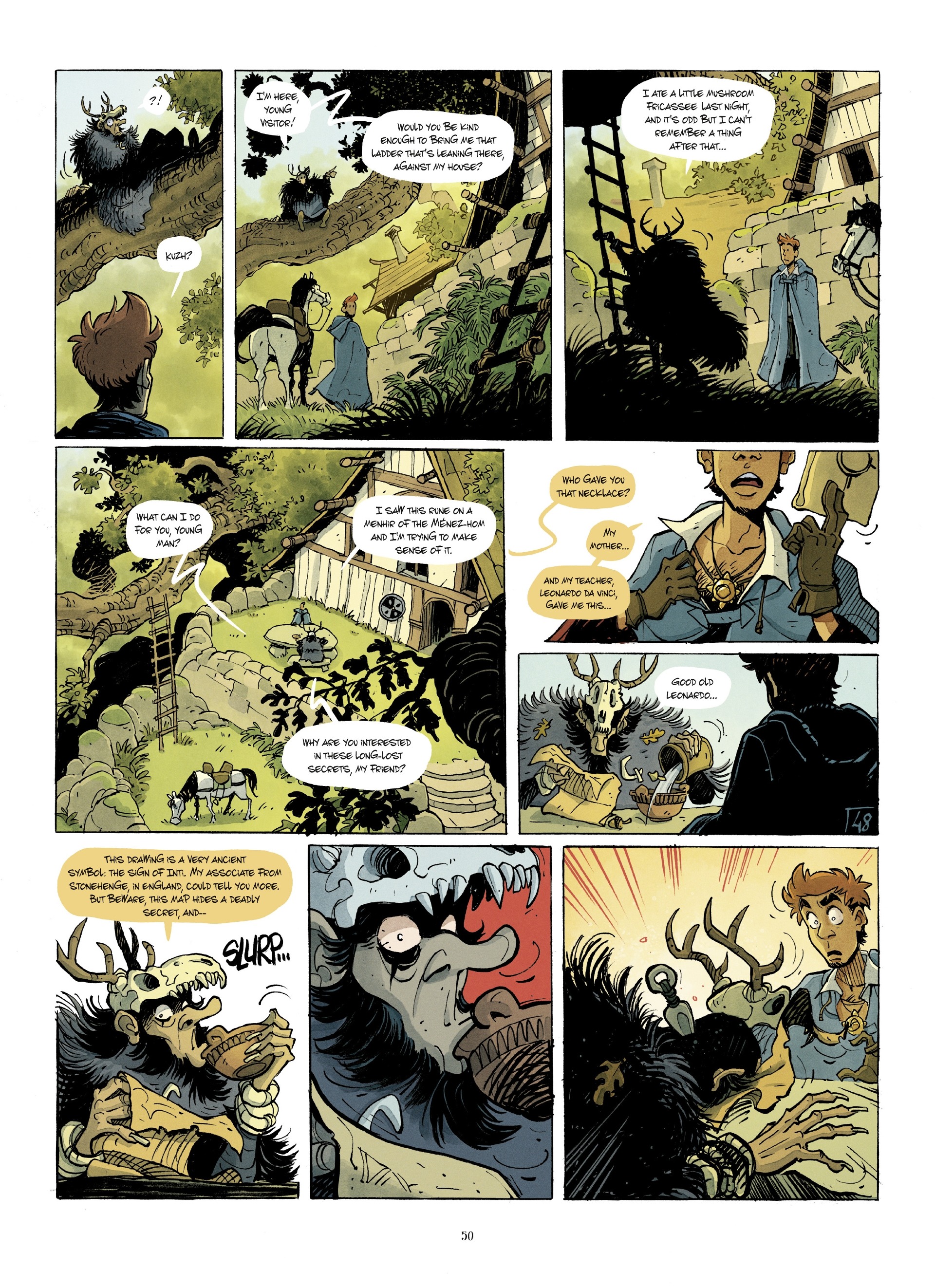 Read online Cinq Avril: The Heir of da Vinci comic -  Issue # Full - 52