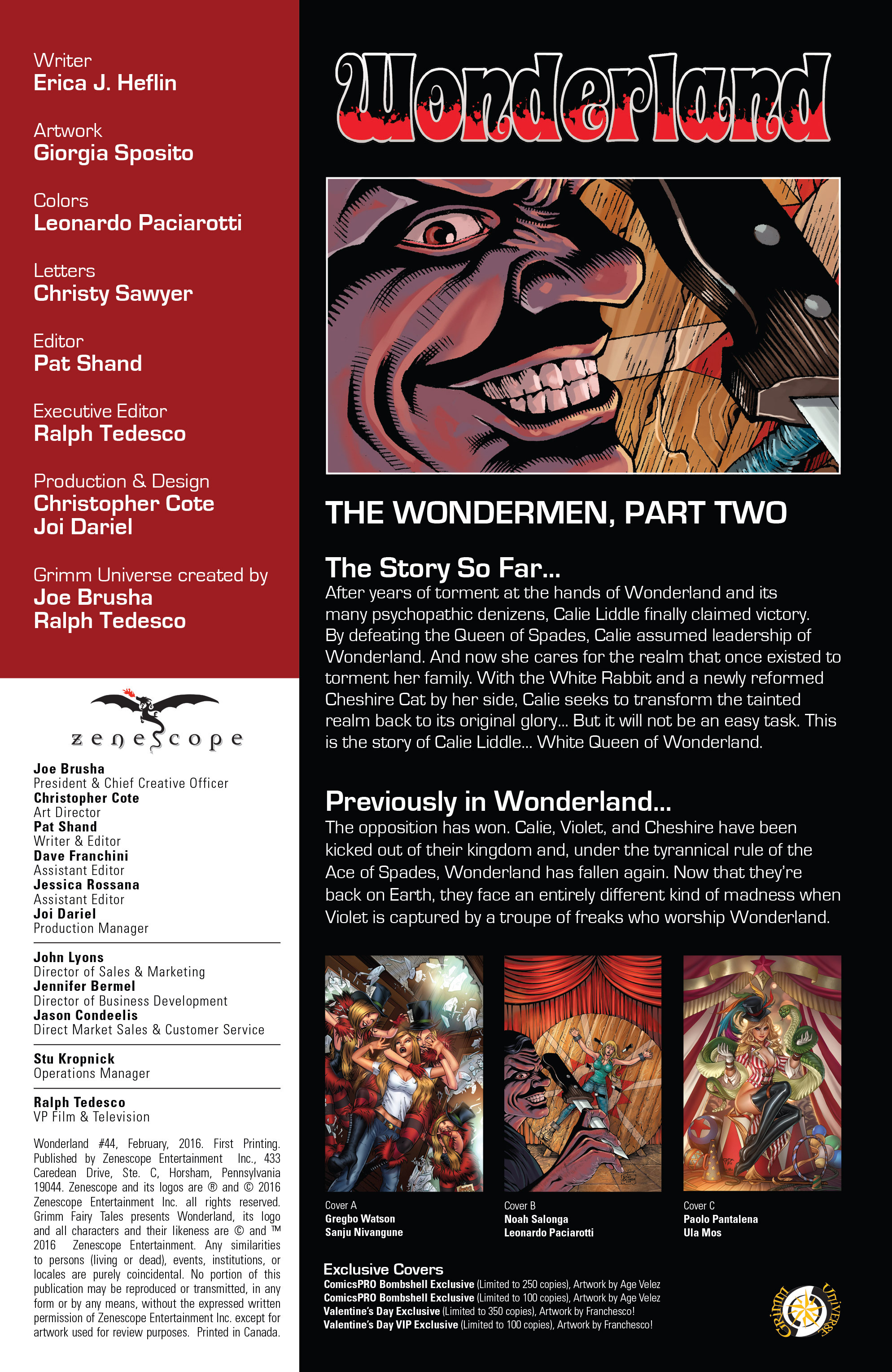 Read online Grimm Fairy Tales presents Wonderland comic -  Issue #44 - 4