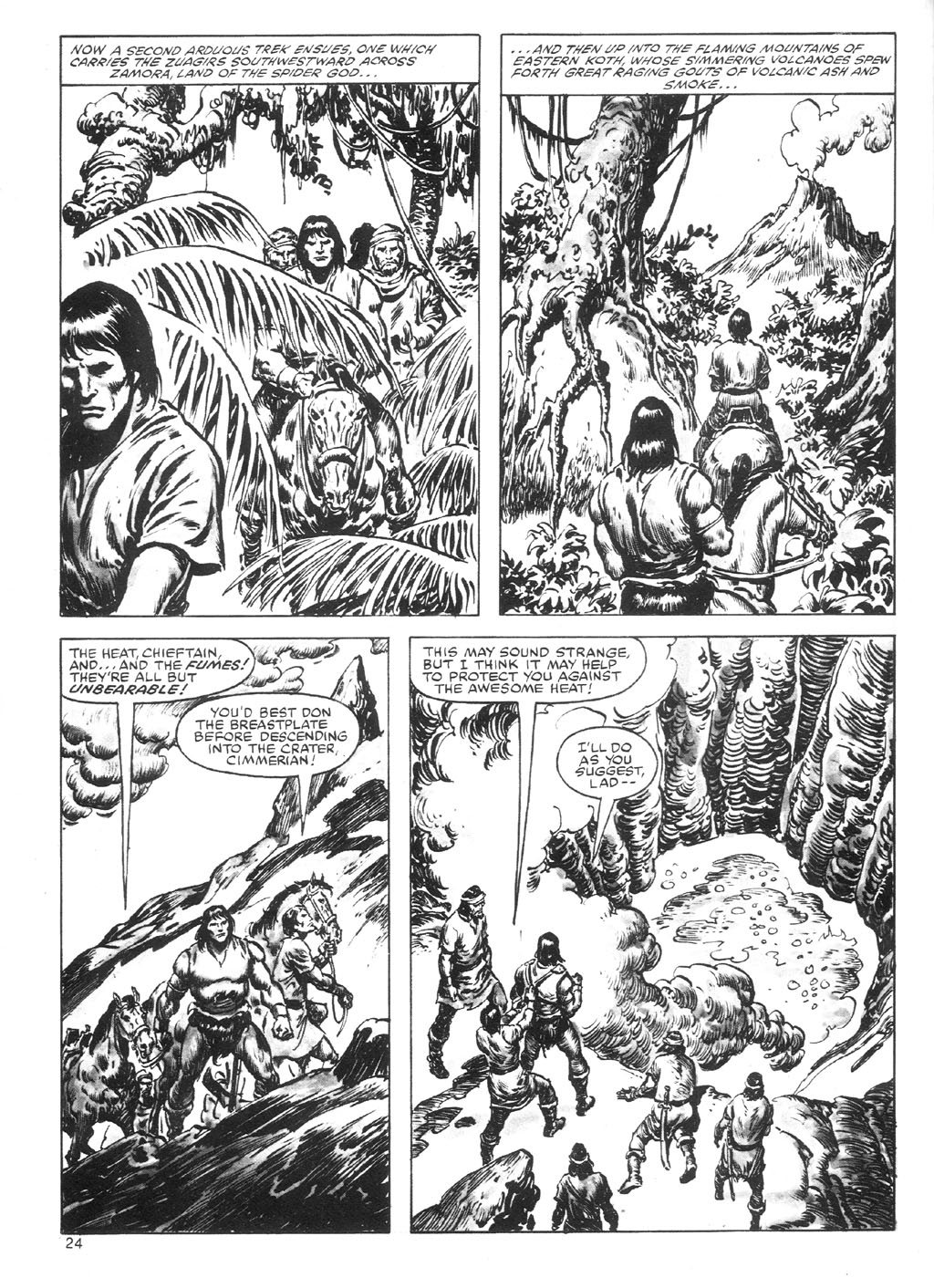 Read online The Savage Sword Of Conan comic -  Issue #87 - 24