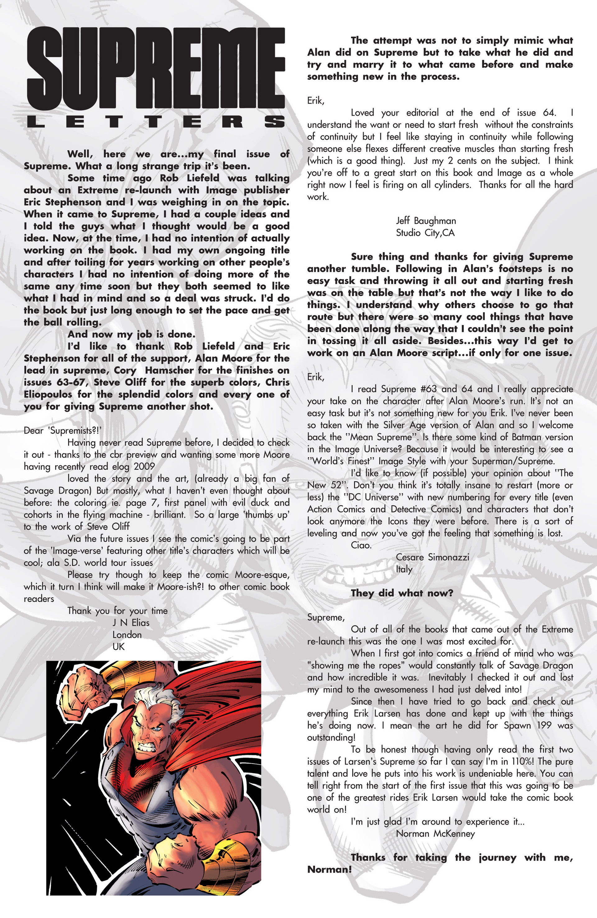 Read online Supreme (2012) comic -  Issue #68 - 22