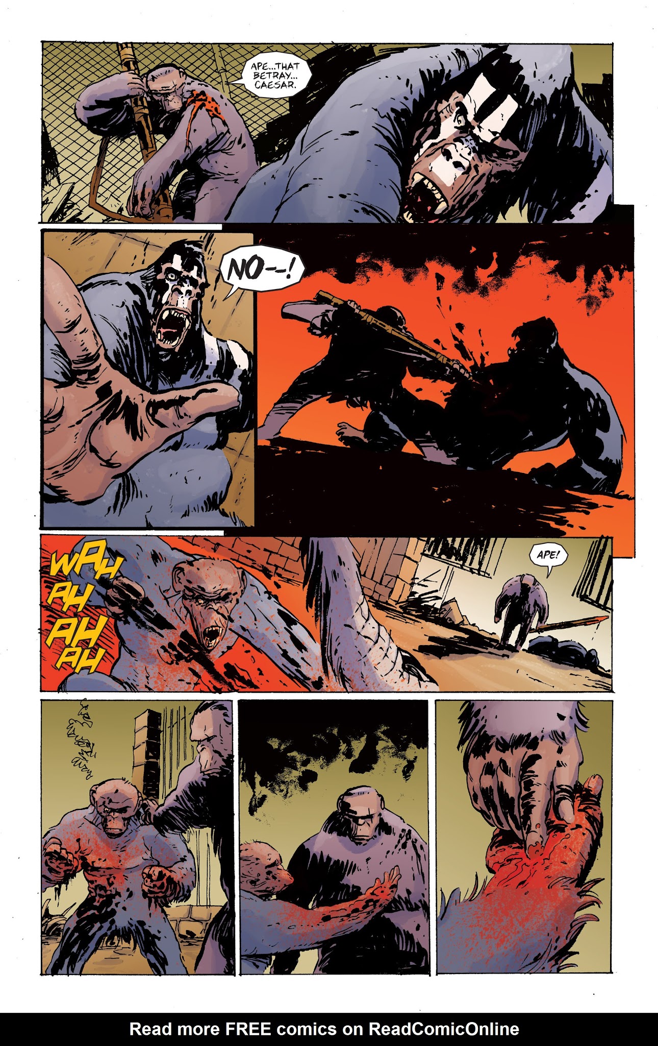Read online Dawn of the Planet of the Apes comic -  Issue # TPB - 134