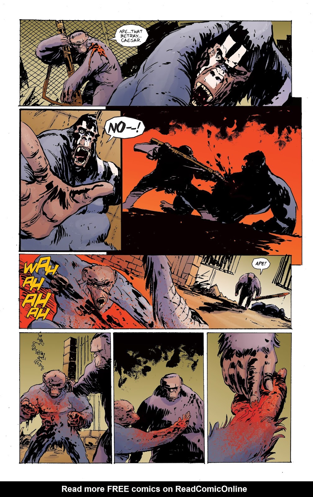 Dawn of the Planet of the Apes issue TPB - Page 134