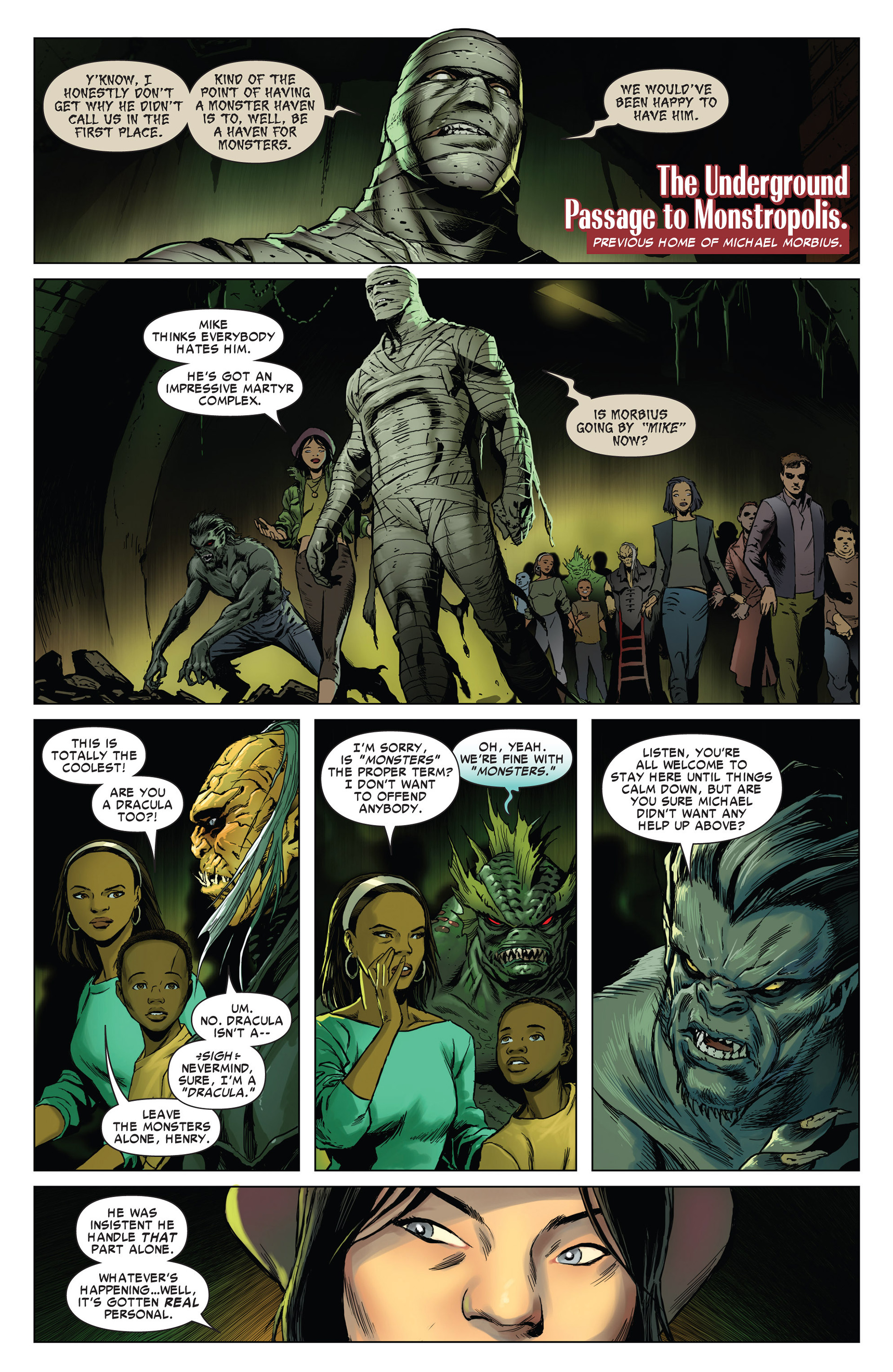 Read online Morbius: The Living Vampire comic -  Issue #8 - 16