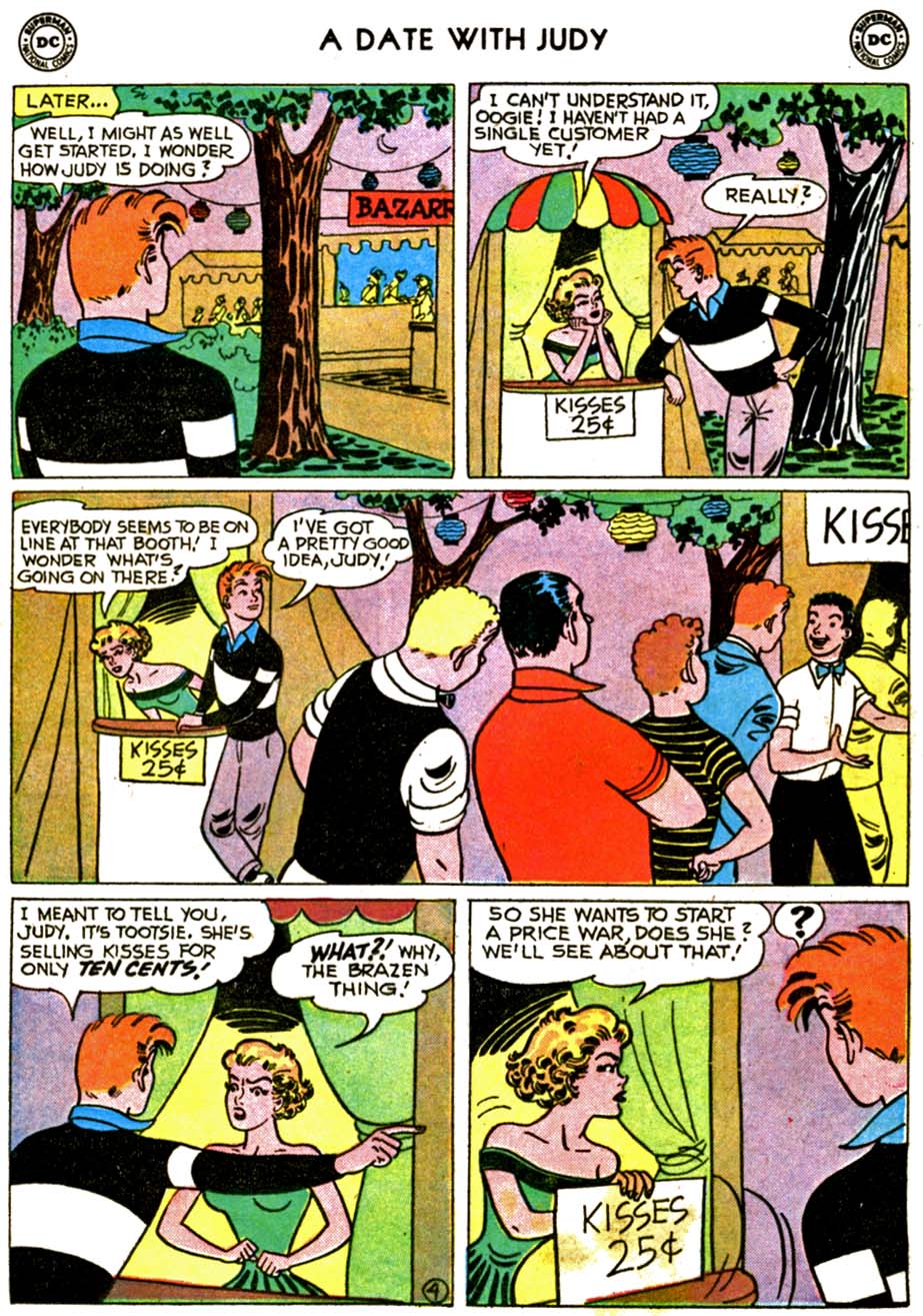 Read online A Date with Judy comic -  Issue #67 - 21