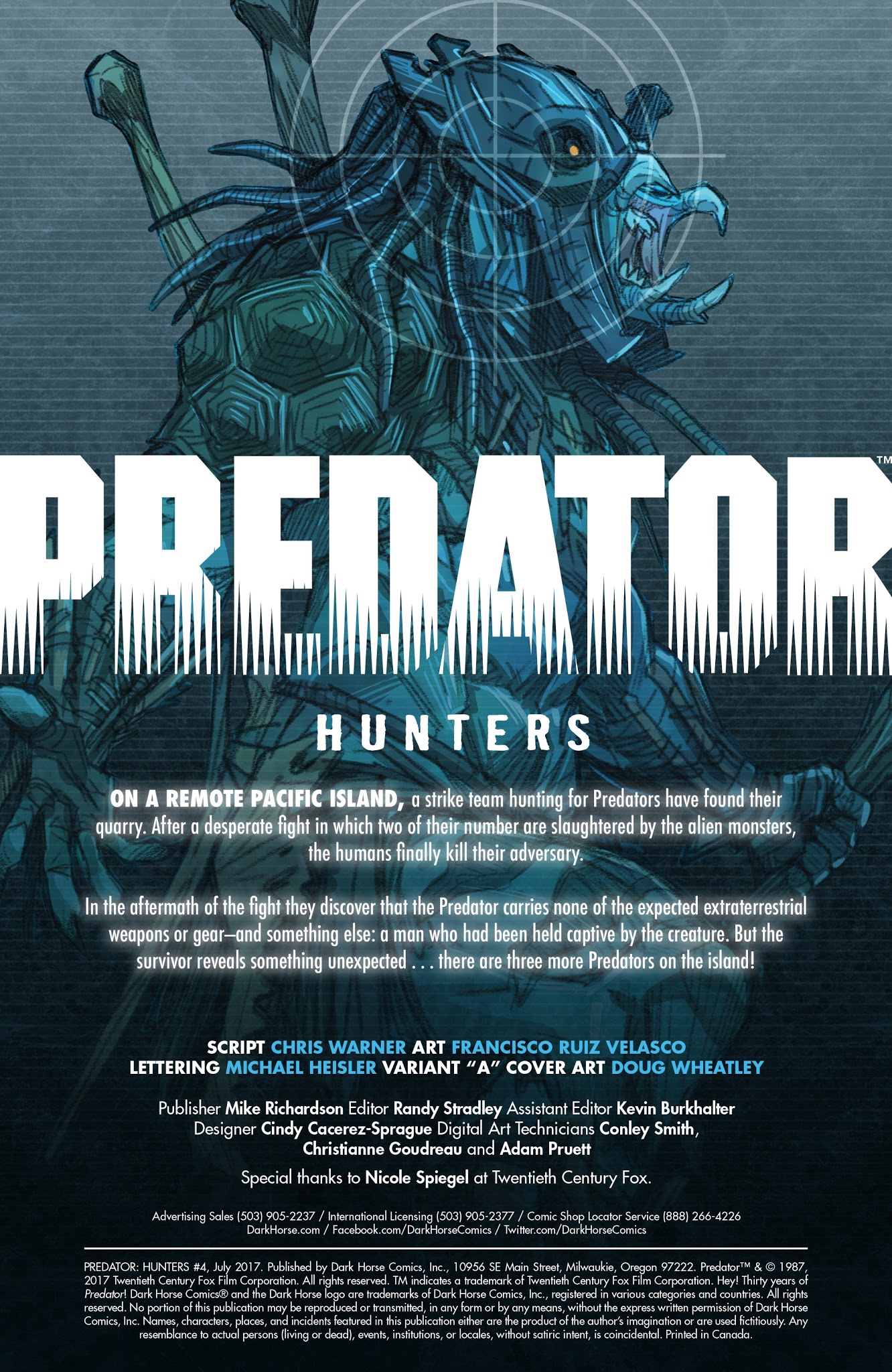 Read online Predator: Hunters comic -  Issue #4 - 3