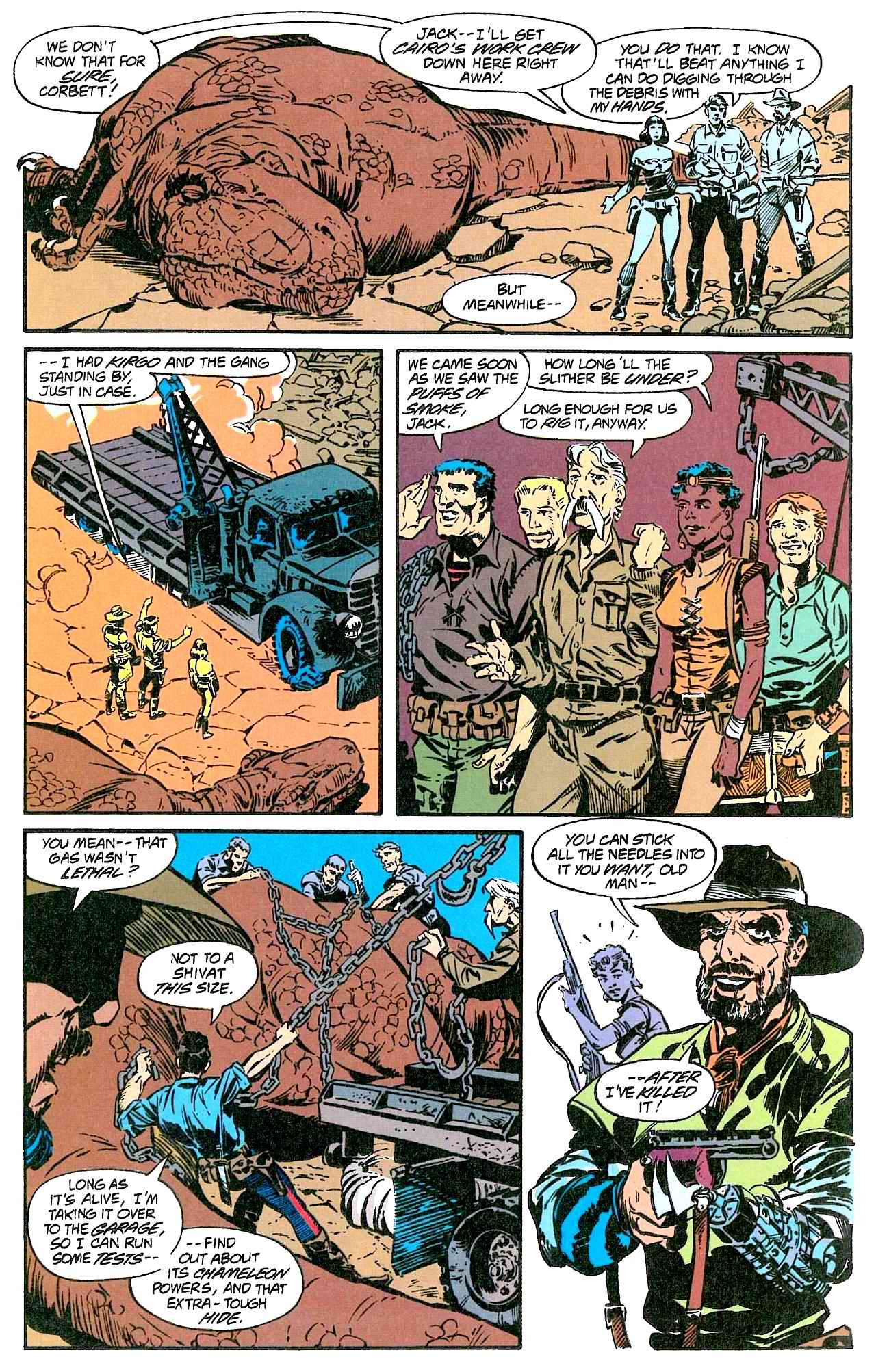 Read online Cadillacs and Dinosaurs comic -  Issue #5 - 21