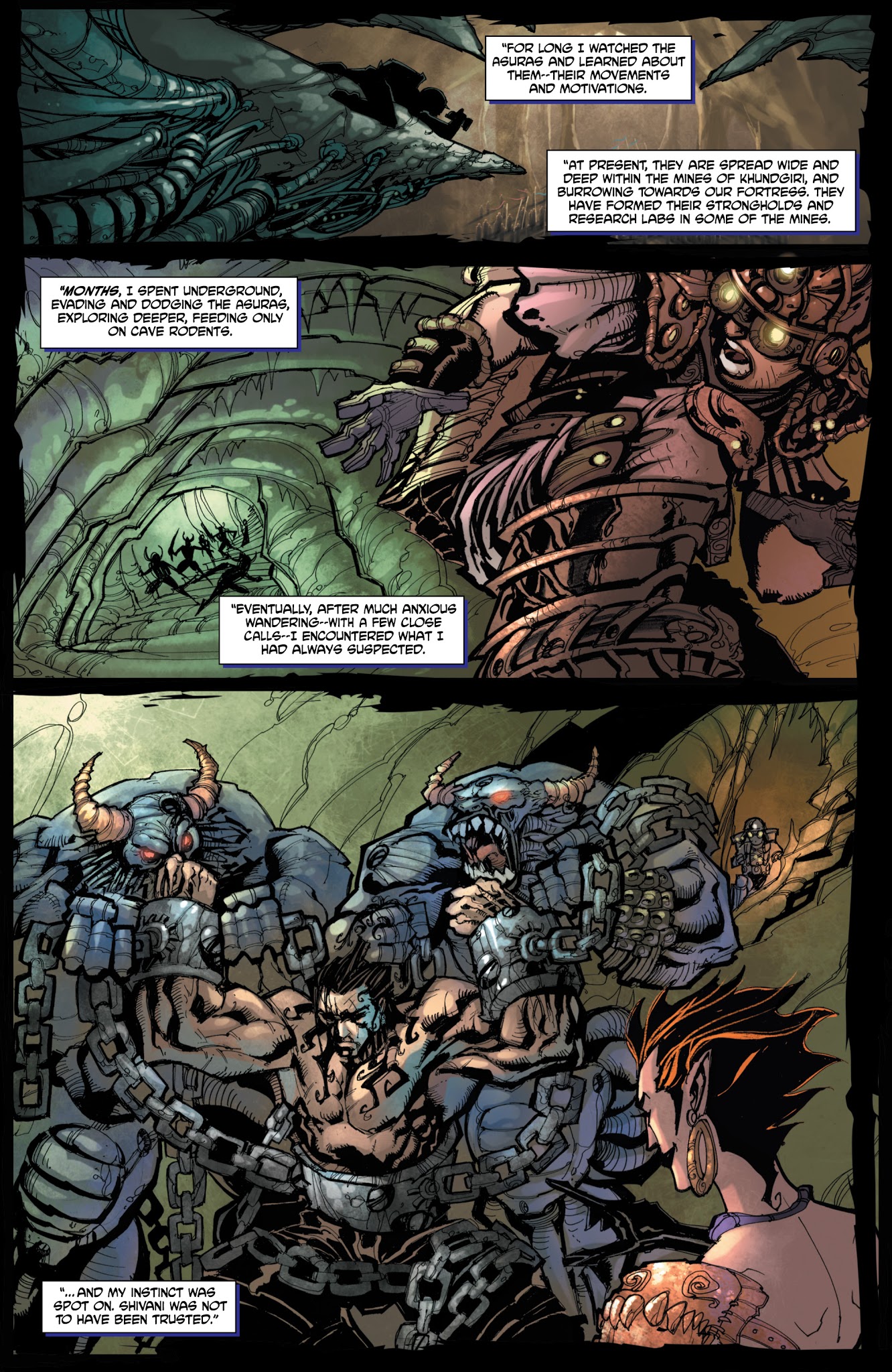 Read online Ramayan 3392 A.D. comic -  Issue #7 - 8