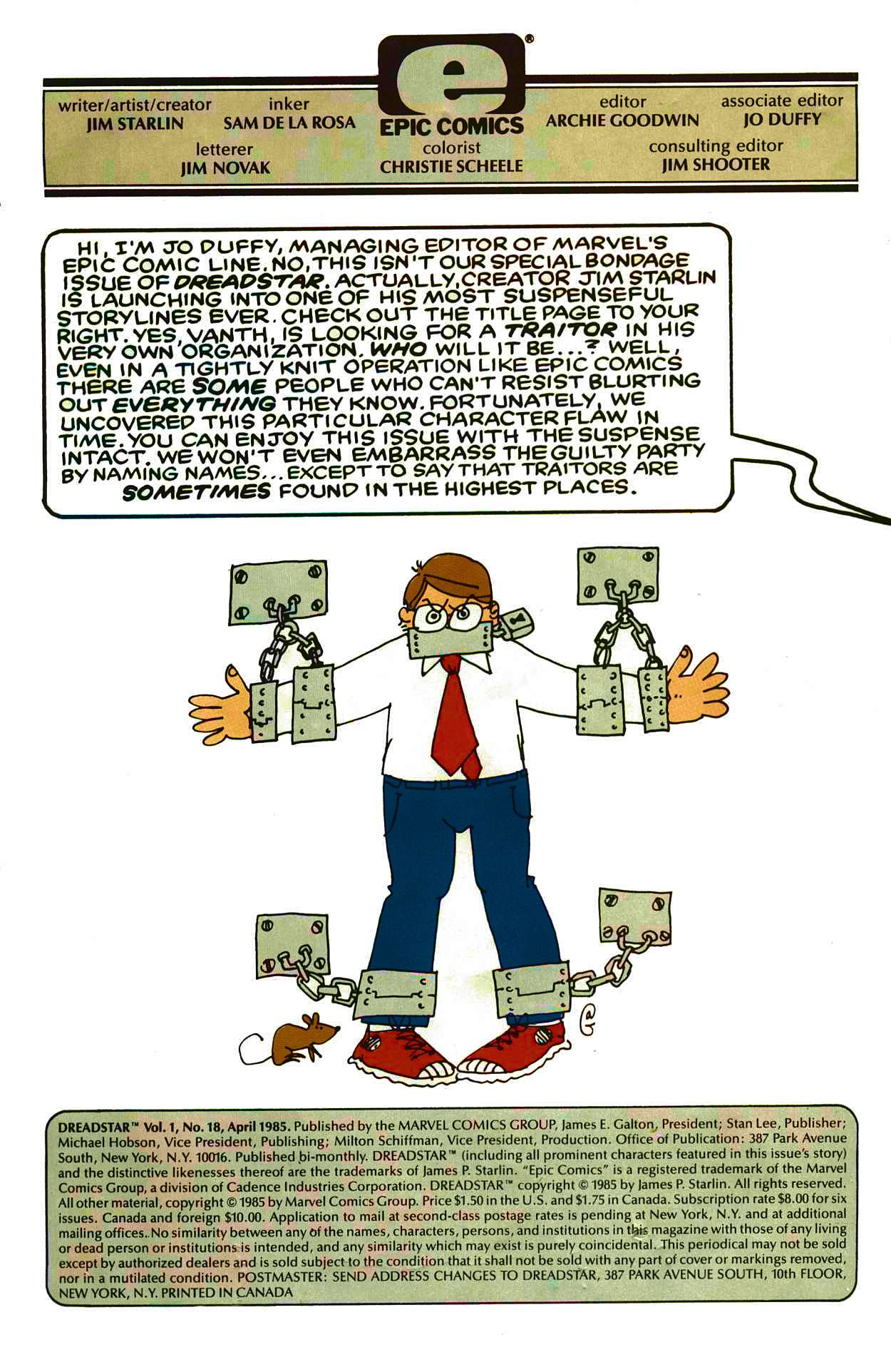 Read online Dreadstar comic -  Issue #18 - 2