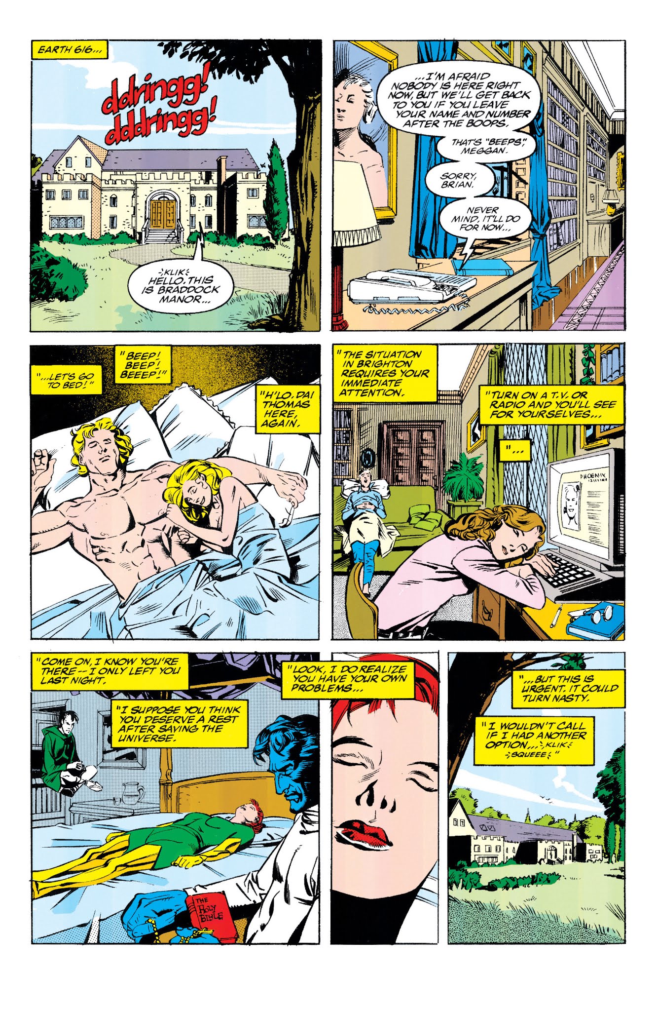 Read online Excalibur Visionaries: Alan Davis comic -  Issue # TPB 2 (Part 1) - 18