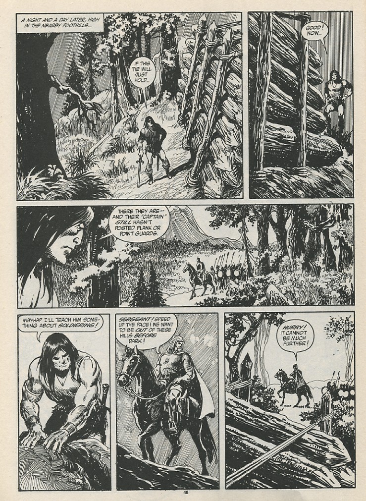 Read online The Savage Sword Of Conan comic -  Issue #189 - 50