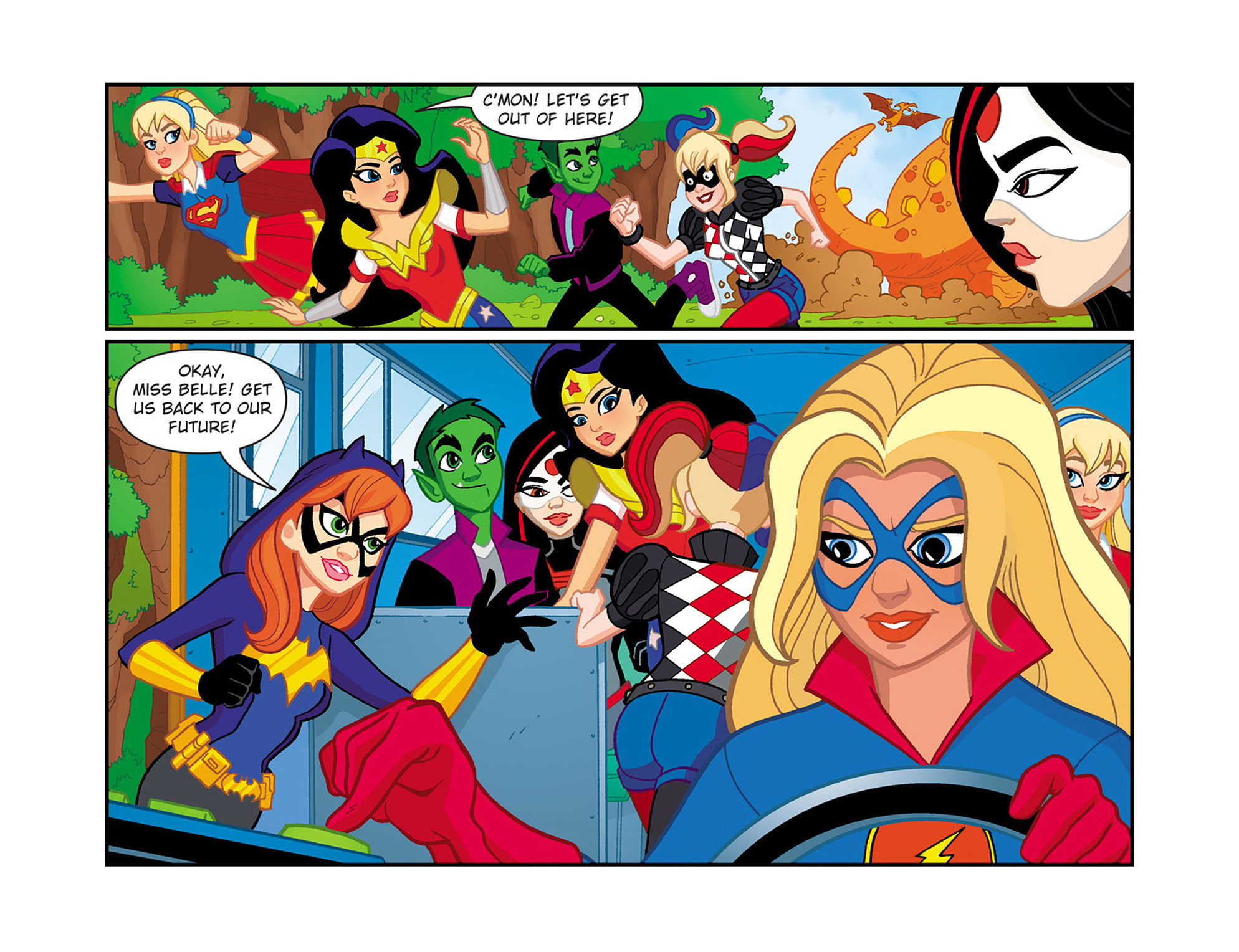 Read online DC Super Hero Girls: Past Times at Super Hero High comic -  Issue #4 - 13