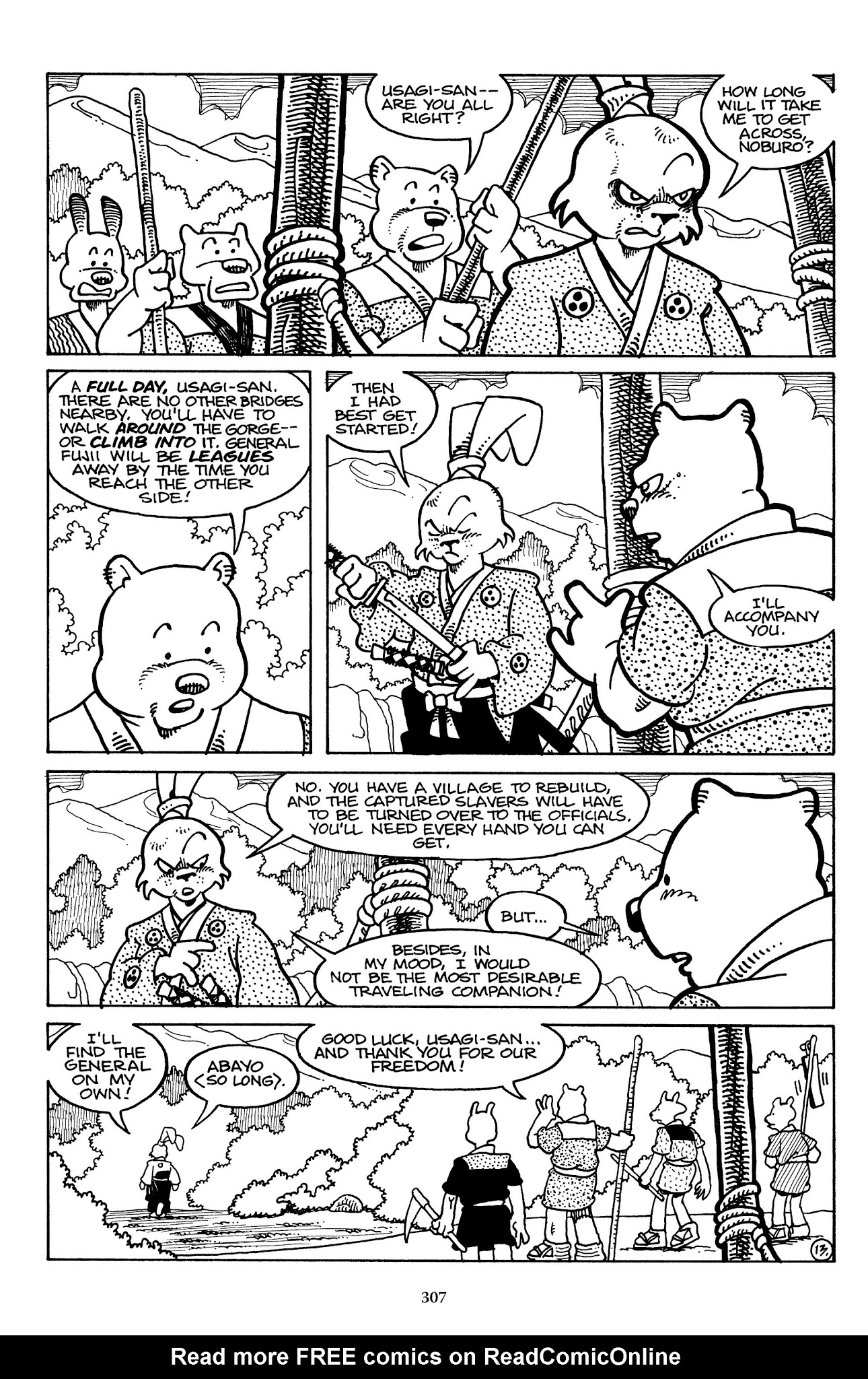 Read online The Usagi Yojimbo Saga comic -  Issue # TPB 1 - 300