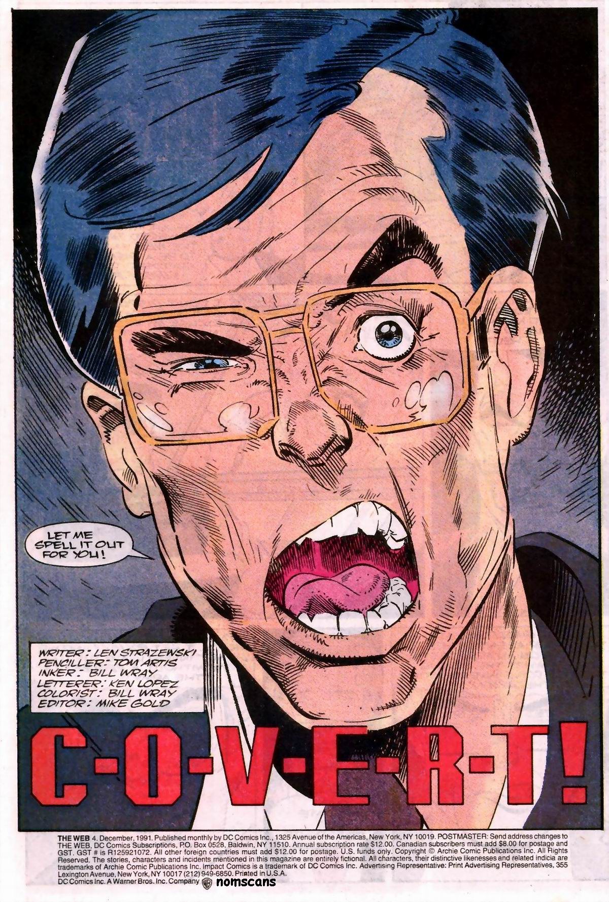 Read online The Web (1991) comic -  Issue #4 - 2