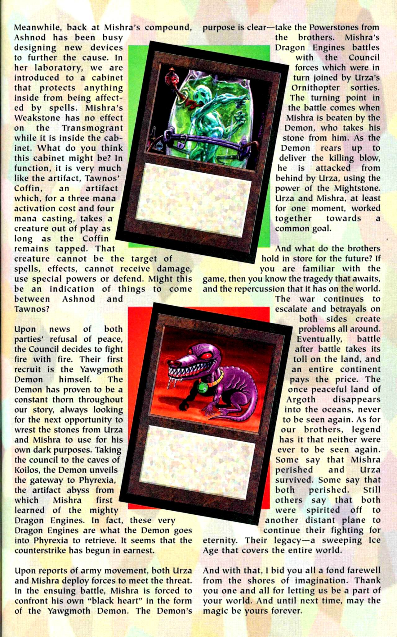 Read online Urza-Mishra War on the World of Magic: The Gathering comic -  Issue #2 - 55