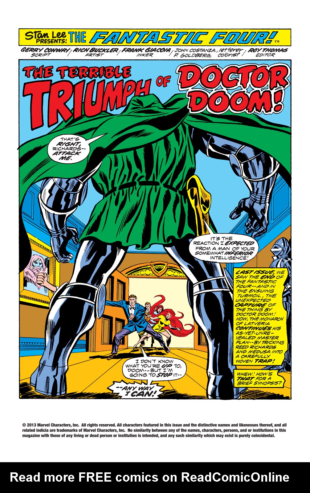 Read online Fantastic Four (1961) comic -  Issue #143 - 2