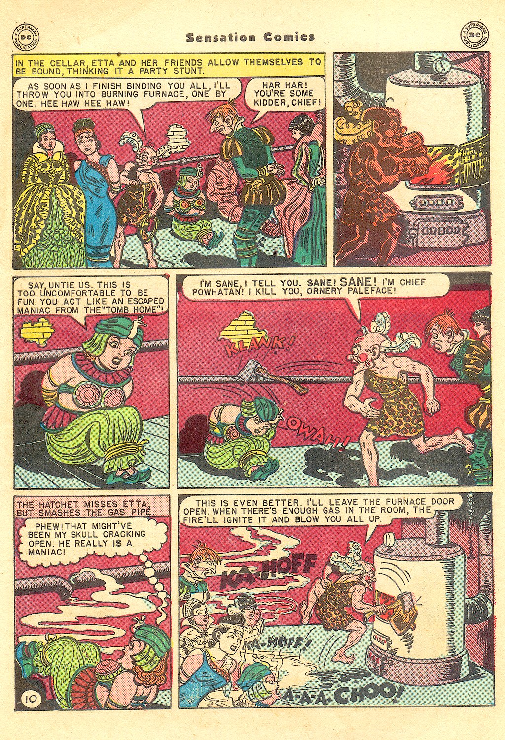 Read online Sensation (Mystery) Comics comic -  Issue #57 - 12