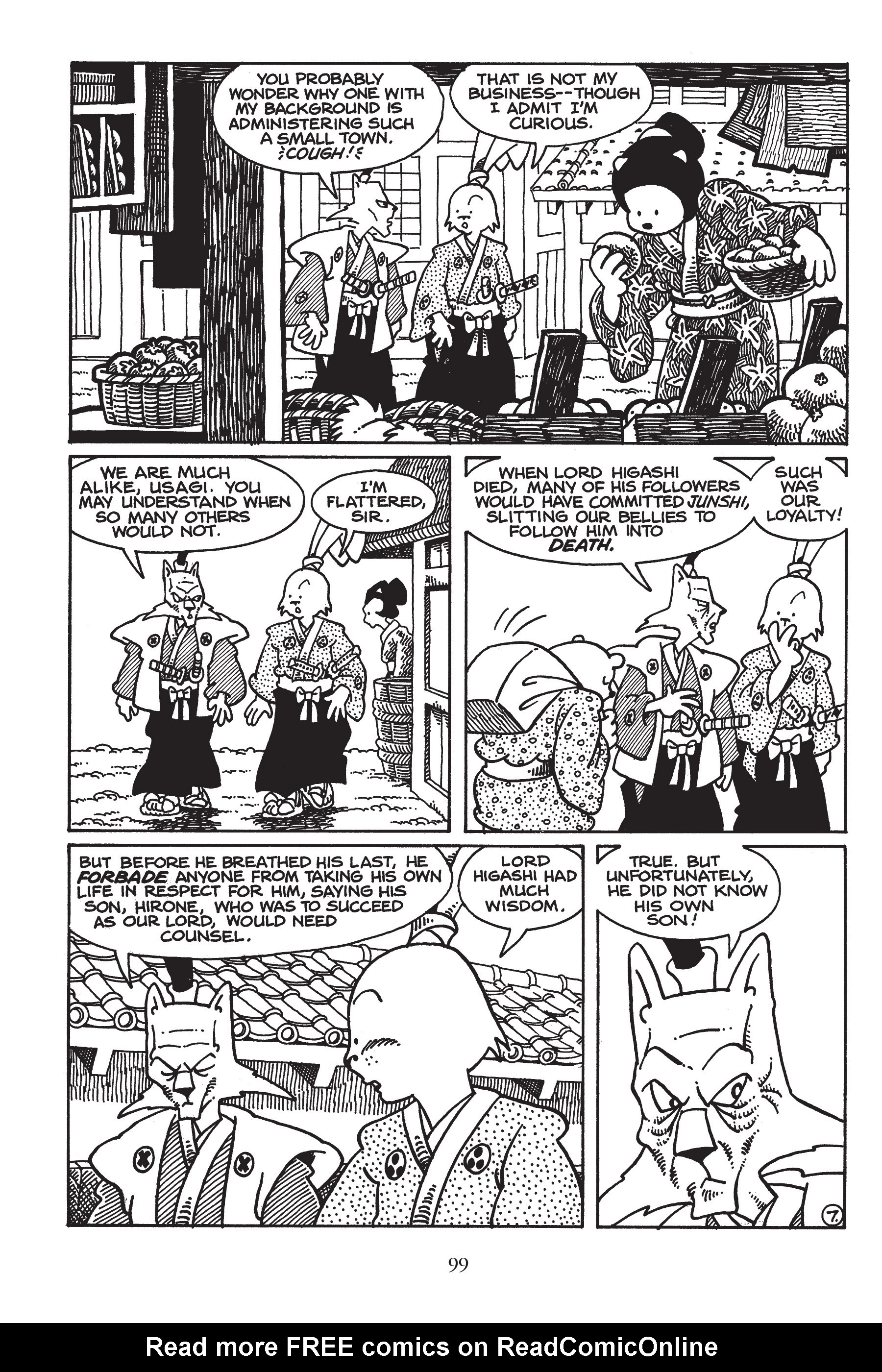 Read online Usagi Yojimbo (1987) comic -  Issue # _TPB 5 - 97