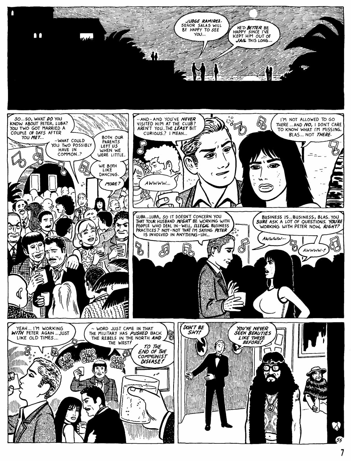 Read online Love and Rockets (1982) comic -  Issue #32 - 9