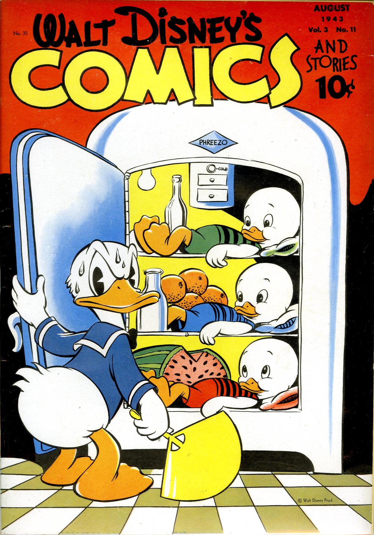 Read online Walt Disney's Comics and Stories comic -  Issue #35 - 1